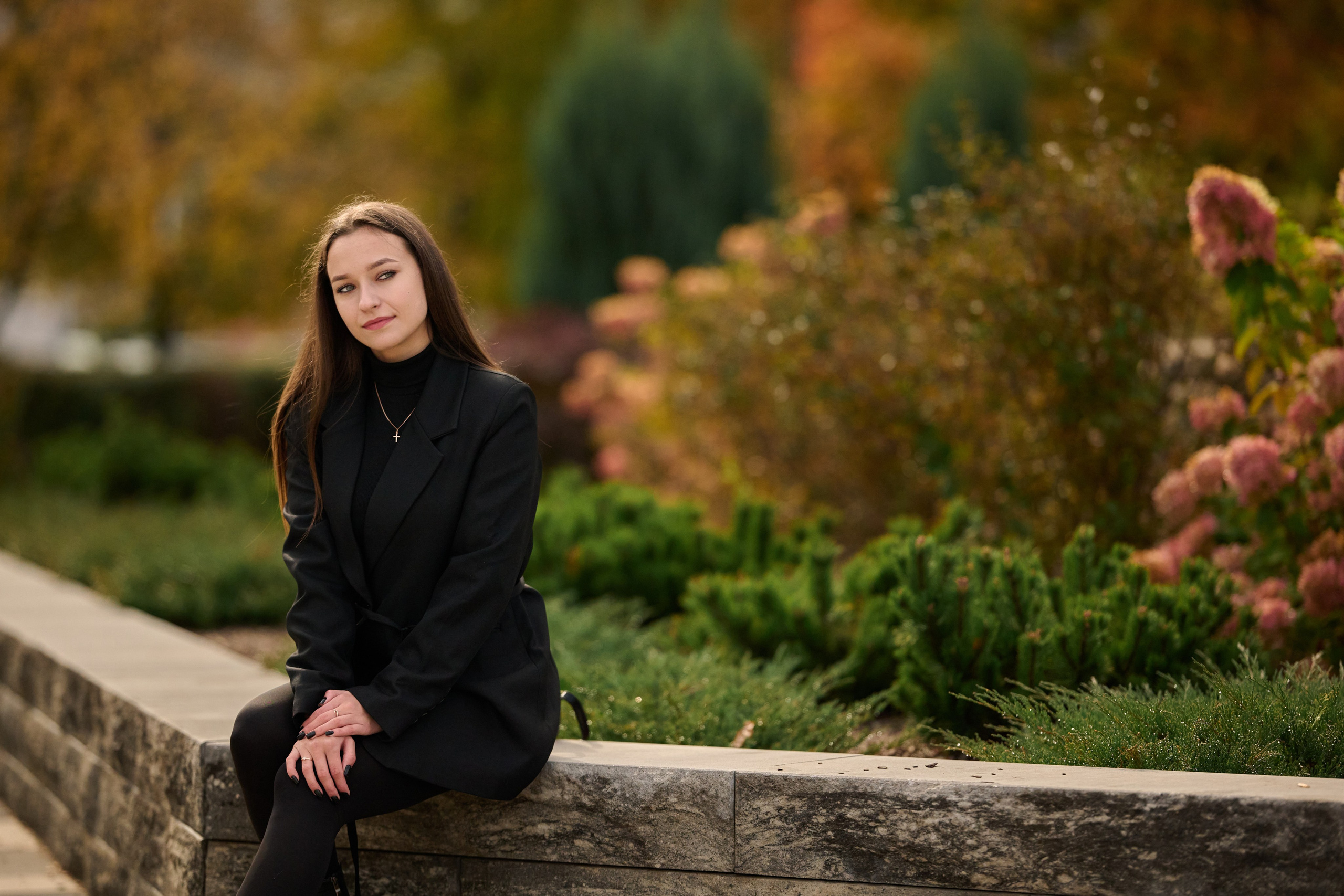 Фотосессия Елизаветы в красивых красках осени Старого Оскола. Профессиональный фотограф Старый Оскол, Губкин — свадьба, венчание, крещение, юбилей и день рождения