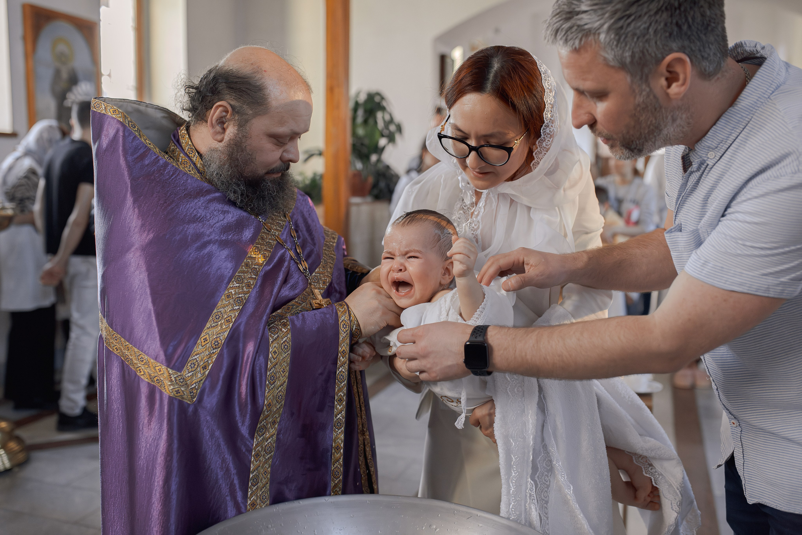 Крещение Вироники. Фотограф на Крещение и Венчание в Ташкенте