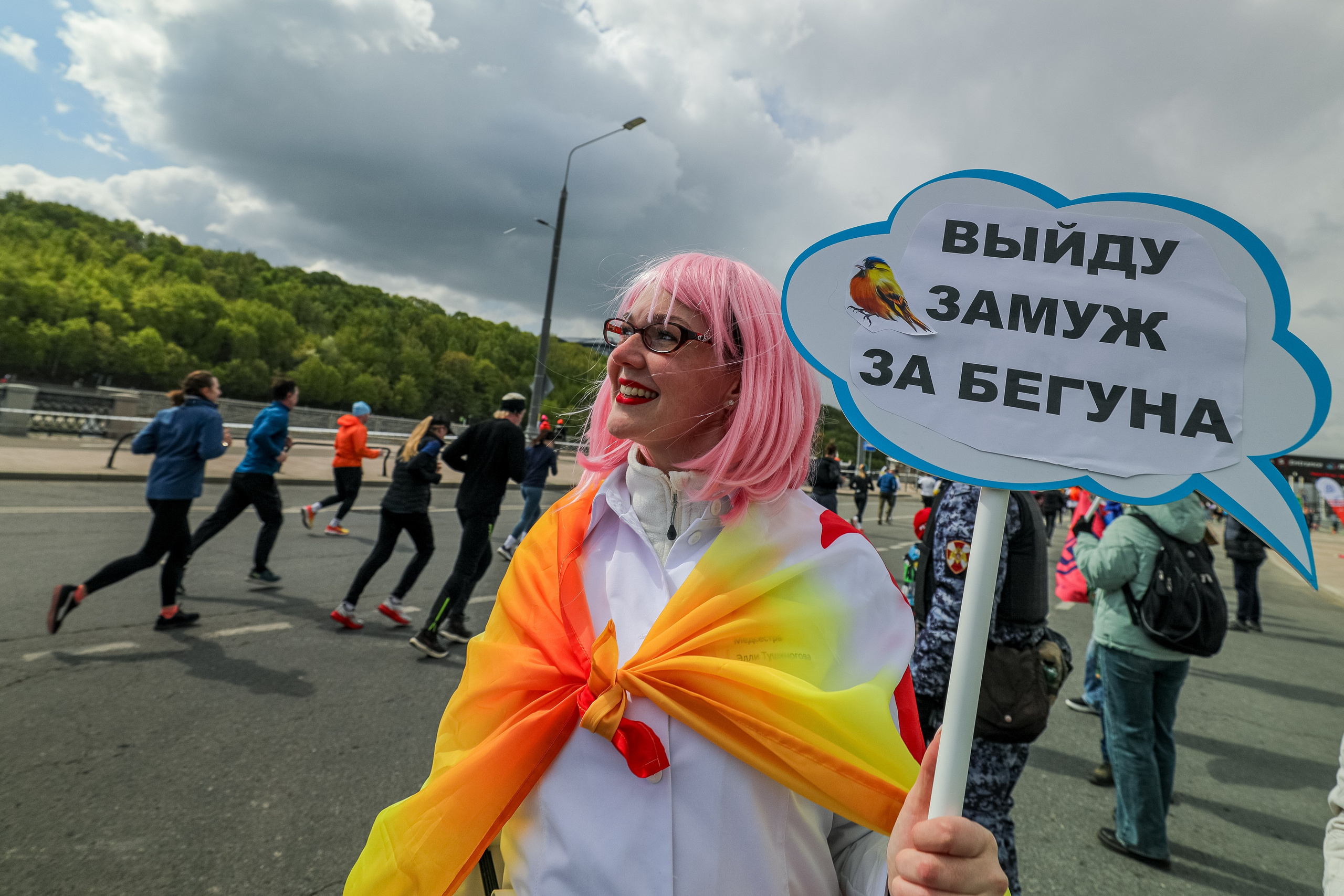 Московский полумарафон 27.04.25. Фотограф Сергей Ловкий