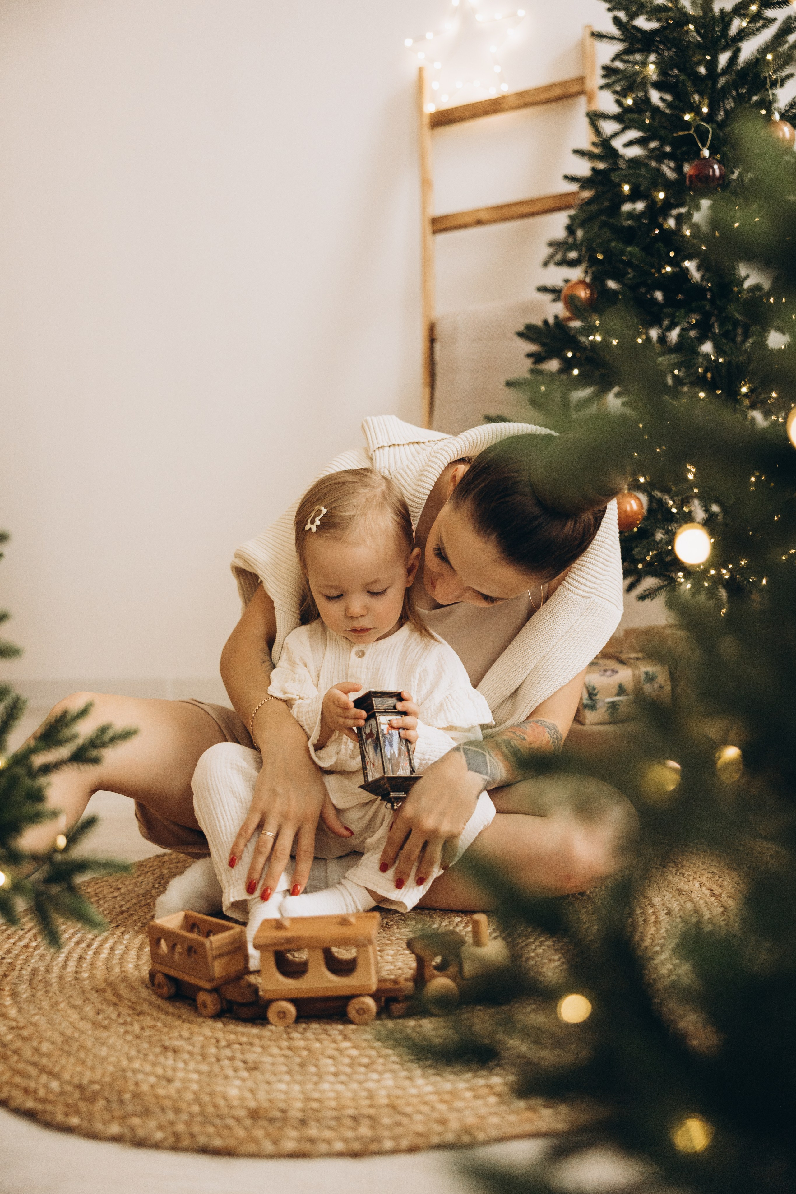 Ольга и Мирослава НГ. Семейный фотограф в Москве Виктория Ястребинская