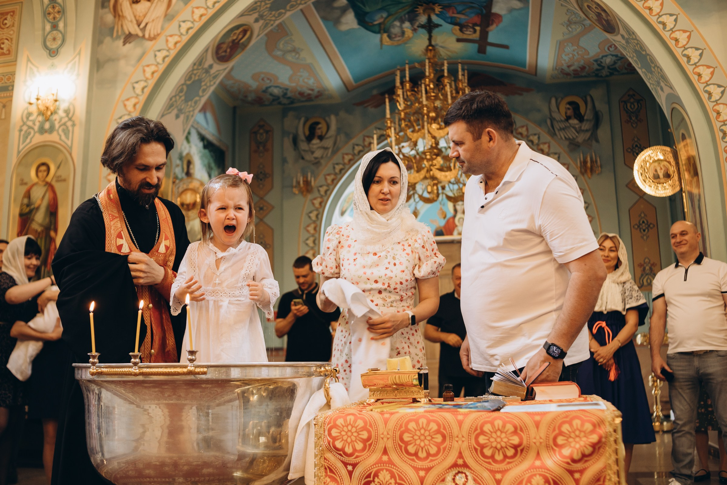 Крещение Таисии. Семейный фотограф в Волгодонске Краченцева Анна