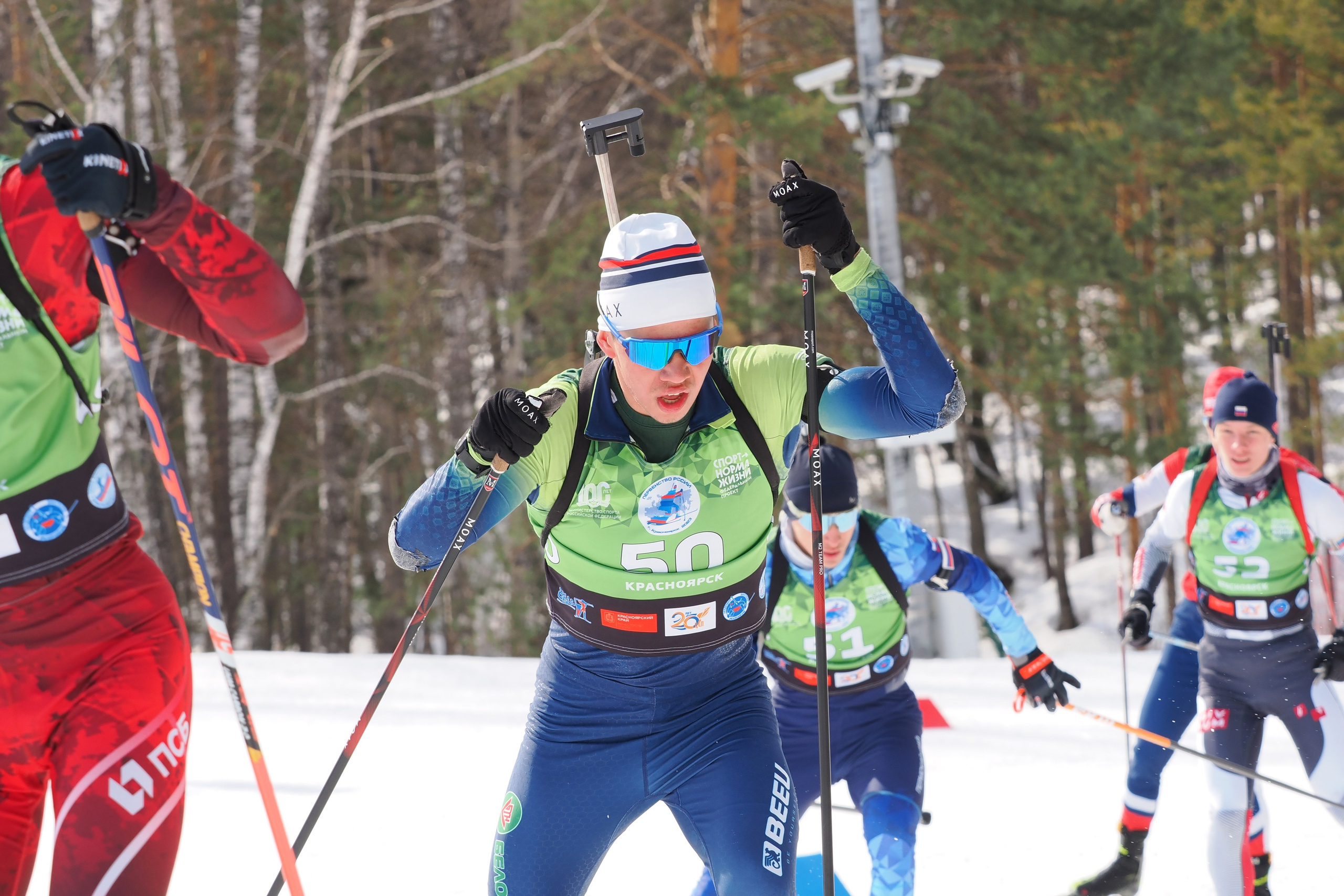 Биатлон / Первенство России. Репортажный фотограф Алексей Козьмин
