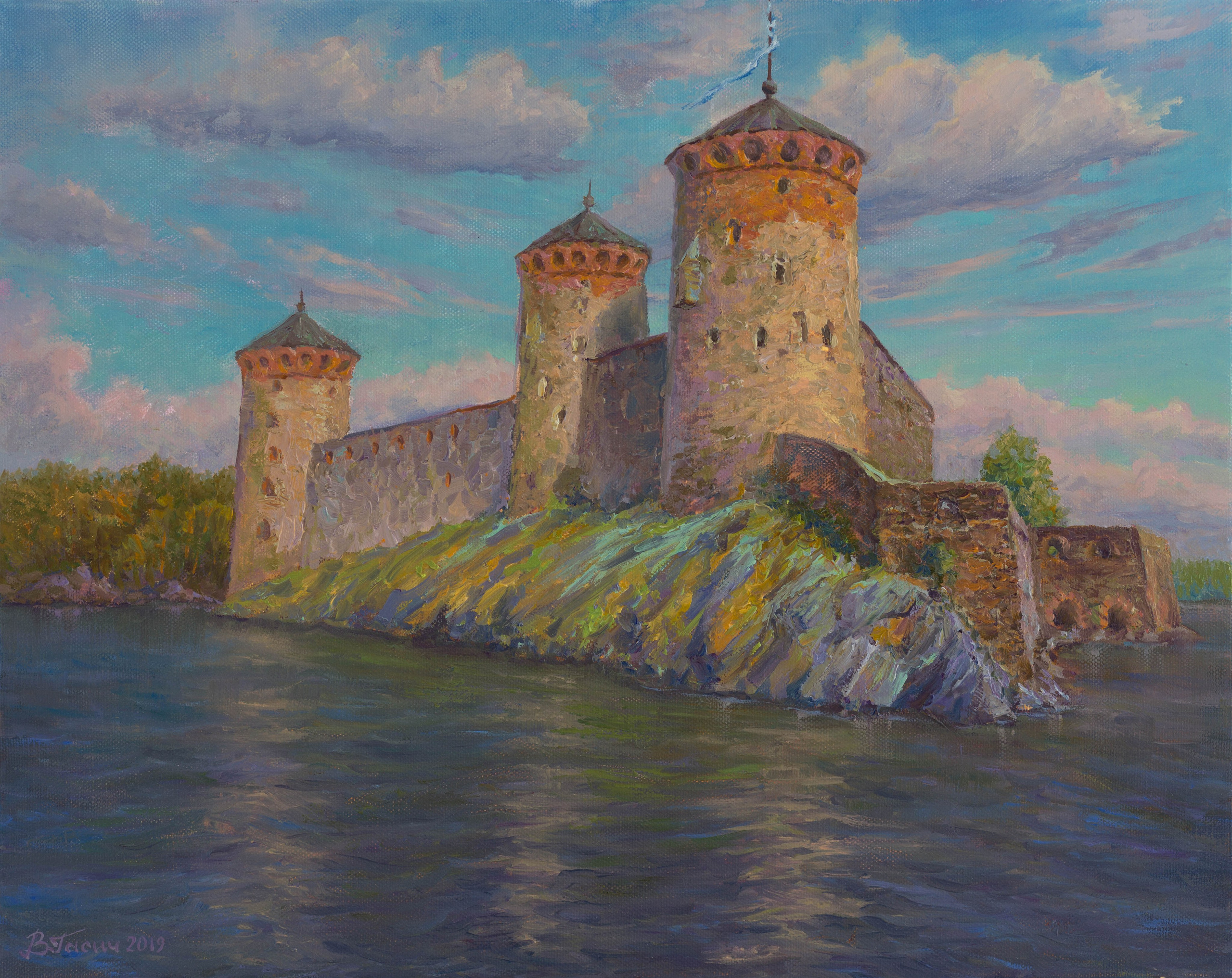 Карелия, Финляндия. Художник Василий Гасич