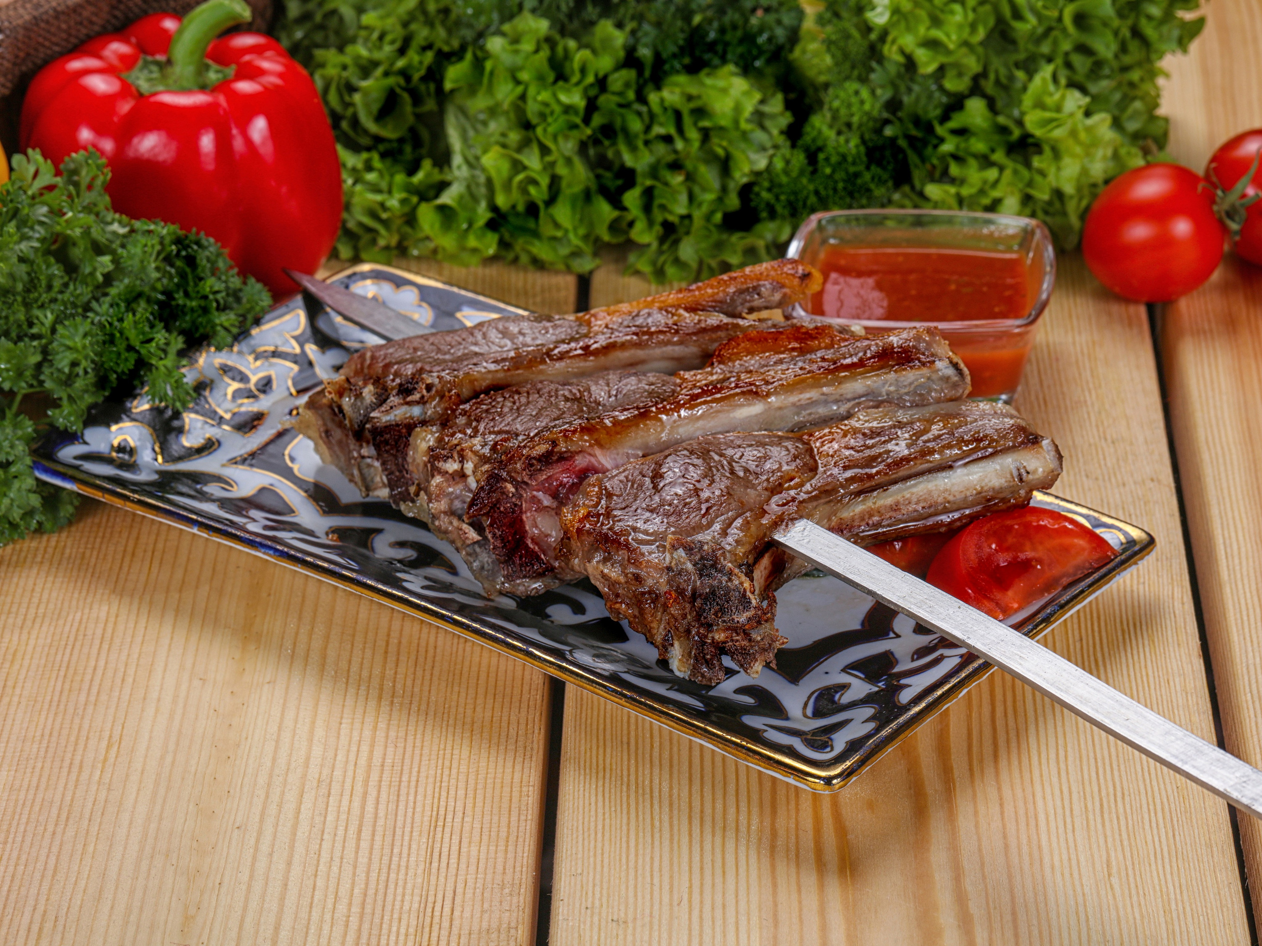 Съемка шашлыков и стейков. Фуд-фотограф Андрей Старостин — съемка еды в Москве. 9000 руб. в час