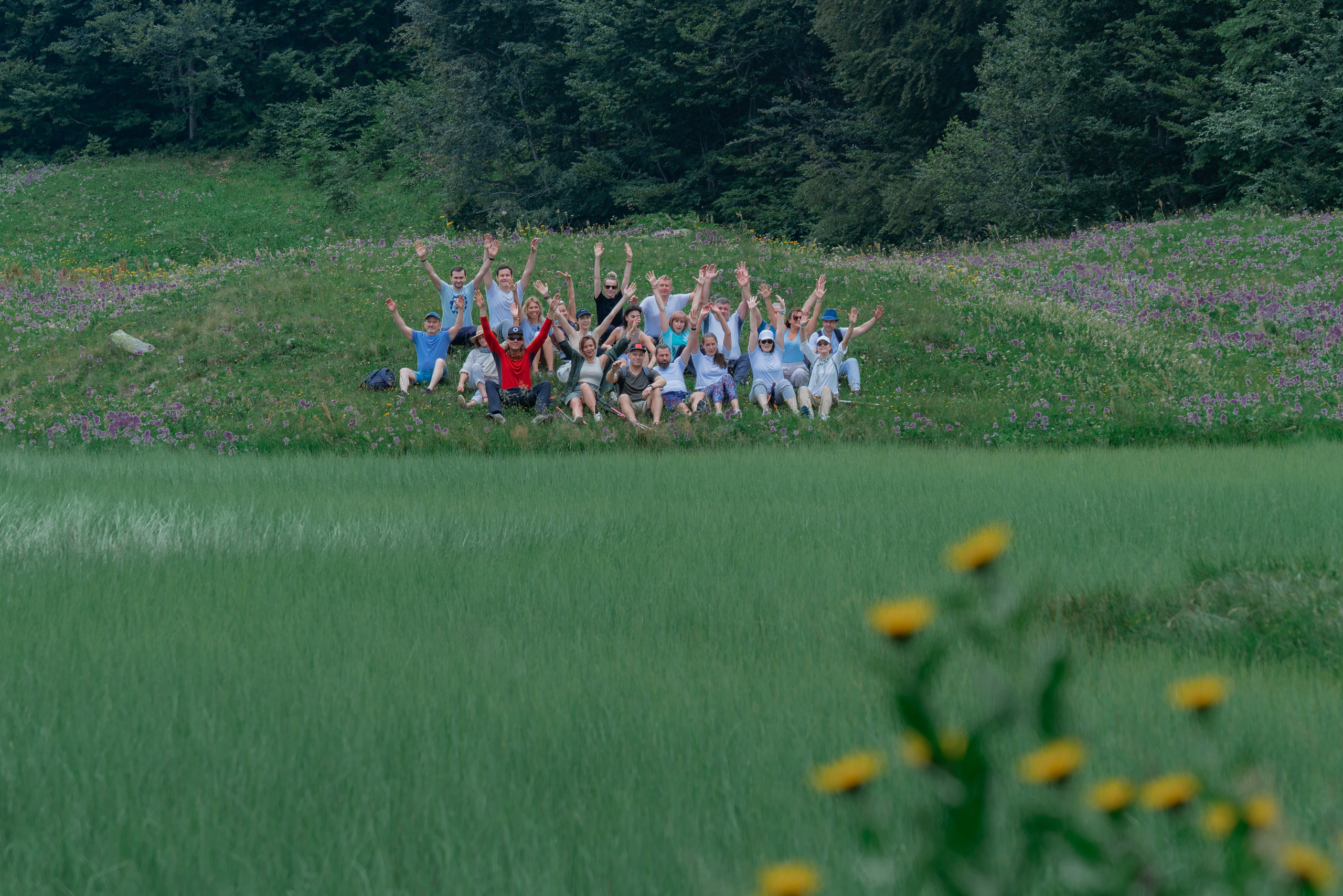 Психологический тренинг на озере Зеркальное. Репортажный фотограф в Красной Поляне и Сочи Павлюченко Екатерина