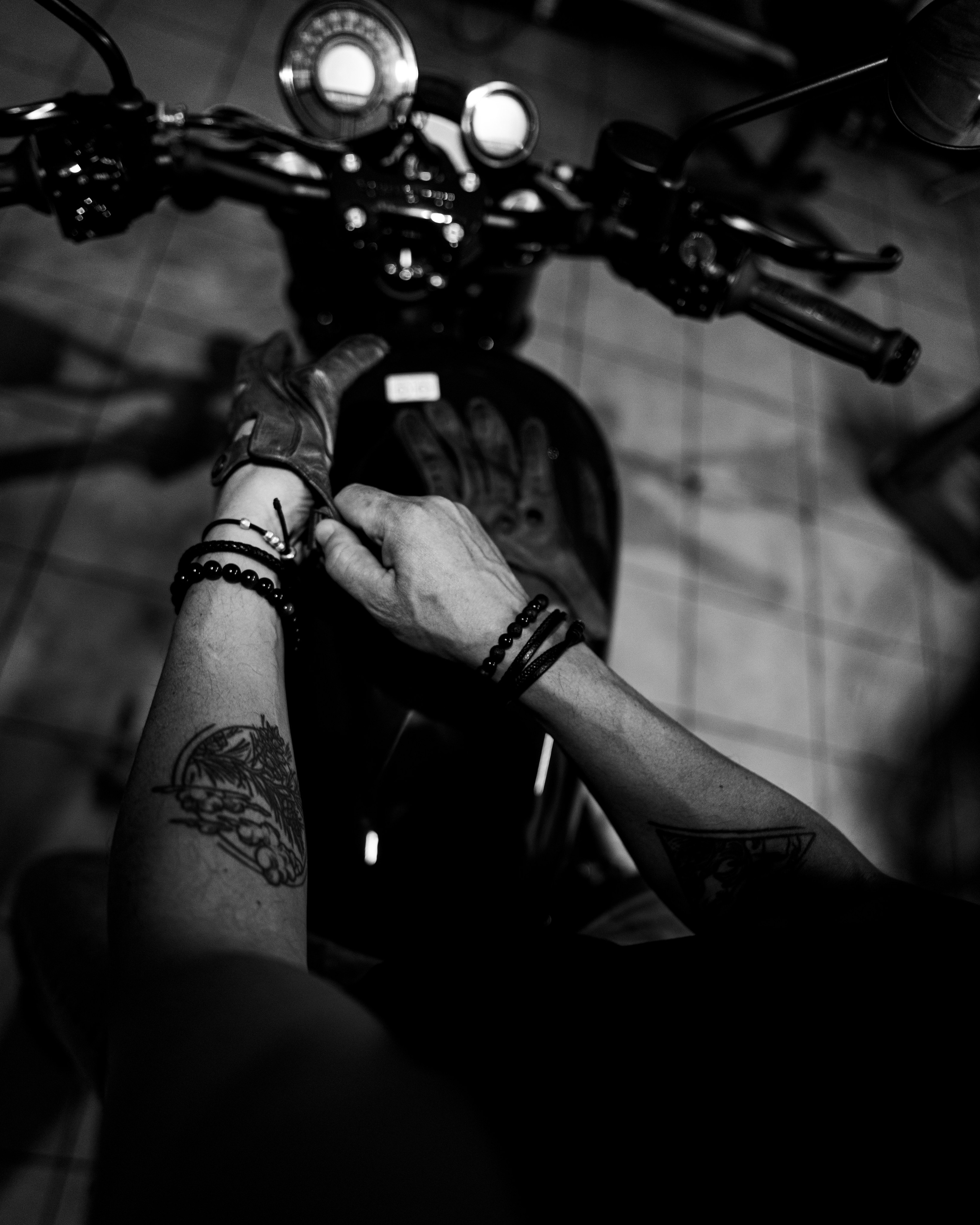 Портретная фотосессия с байкером. Портретный фотограф Санкт-Петербург Арнольд