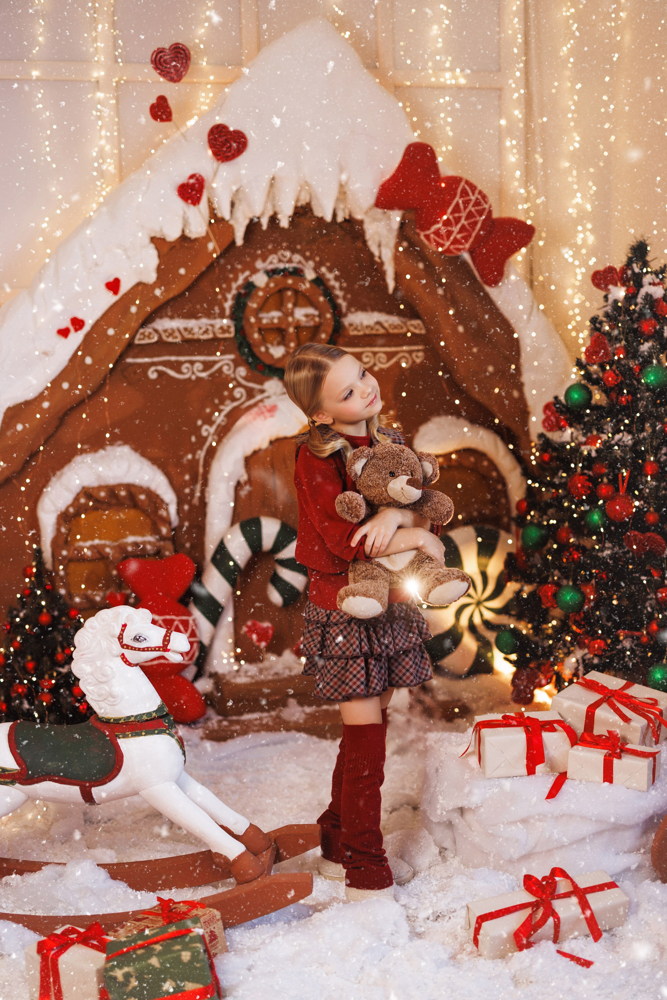 Детская новогодняя фотосессия в фотостудии «Alice», город Краснодар. Семейный и детский фотограф в Краснодаре Анна Трашкова