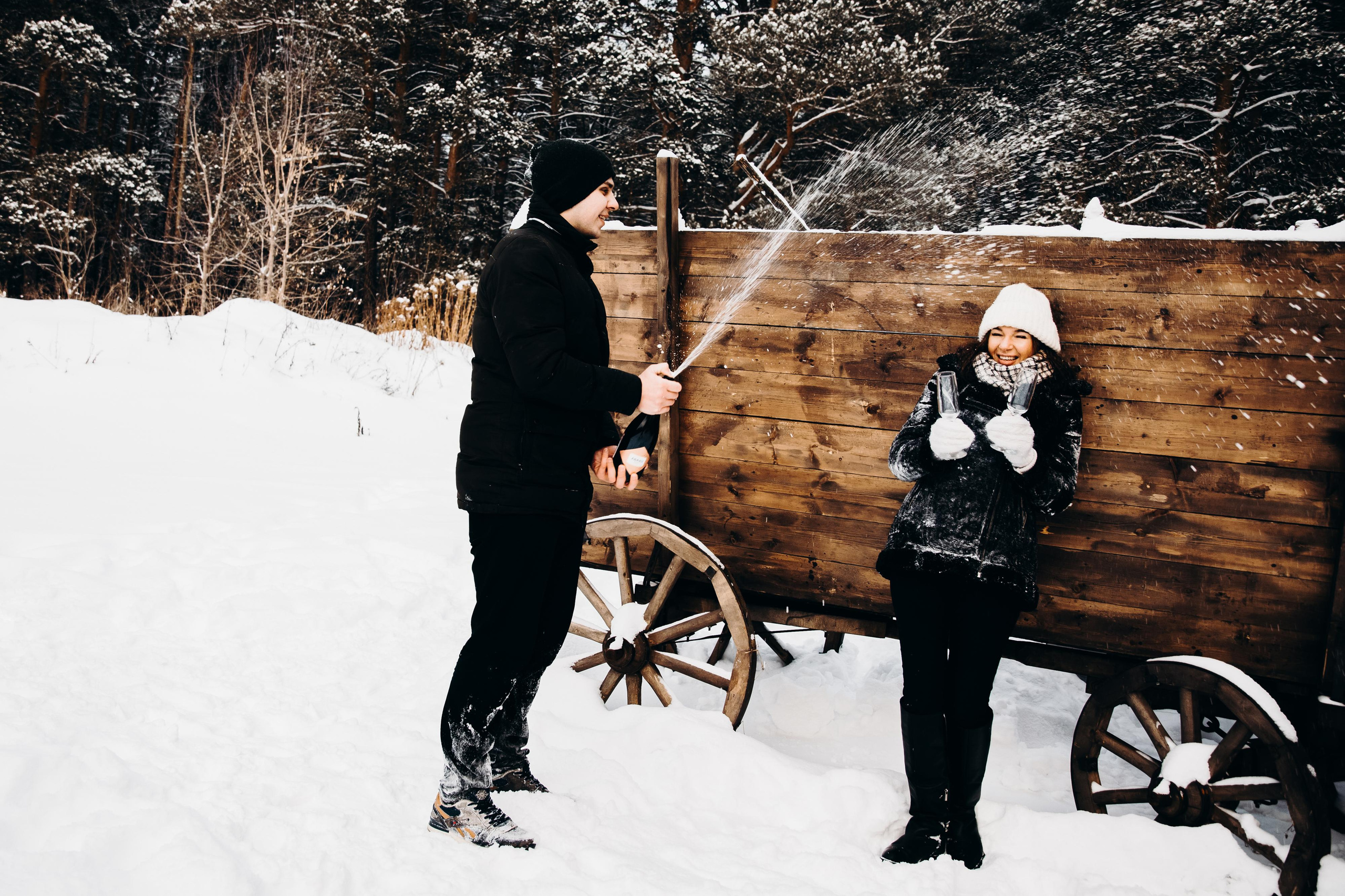 Декабрьское чудо. Свадебный фотограф в Новосибирске Анастасия Бантик
