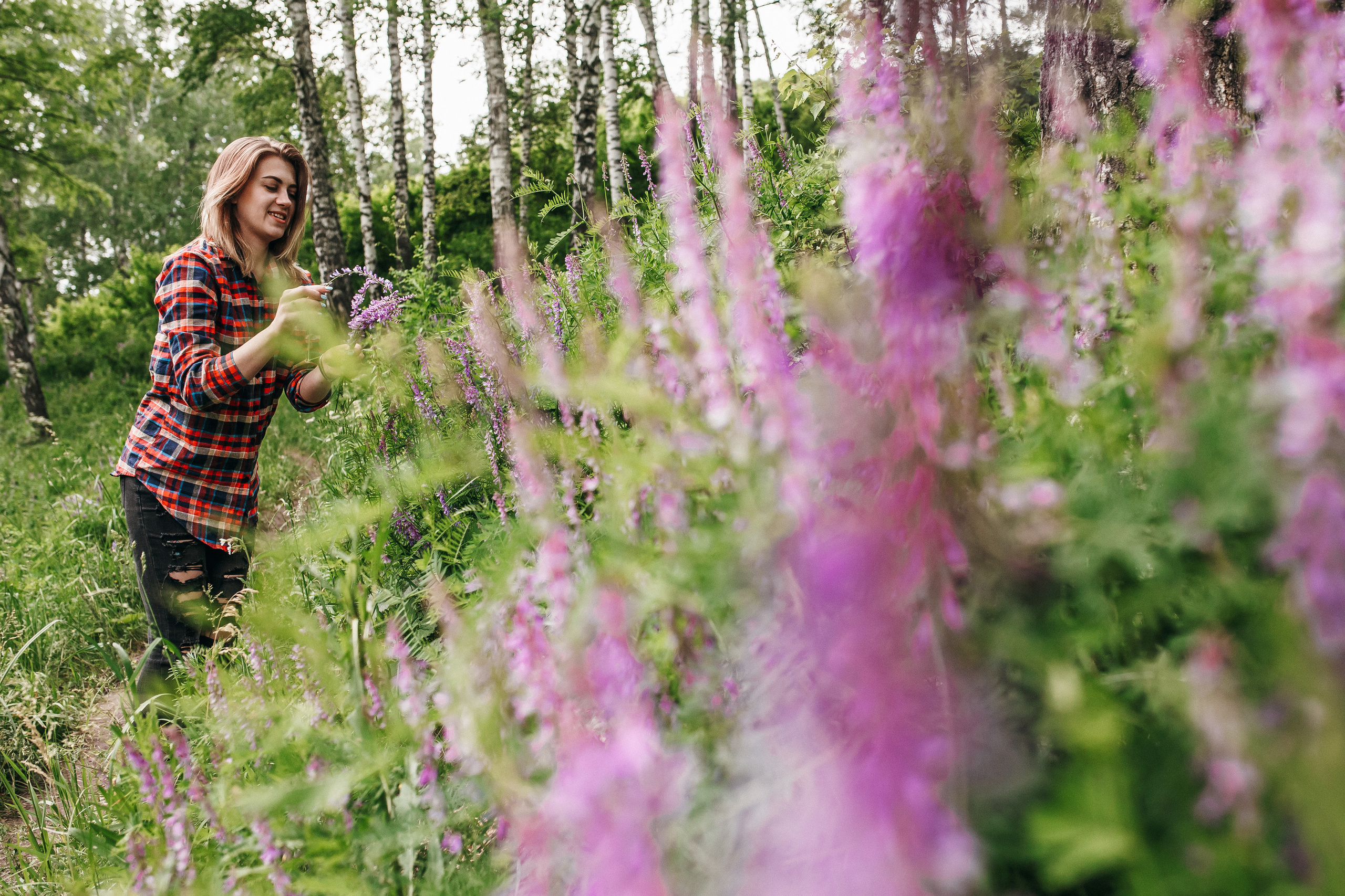 Любить люпины и собак!. Свадебный фотограф в Новосибирске Анастасия Бантик
