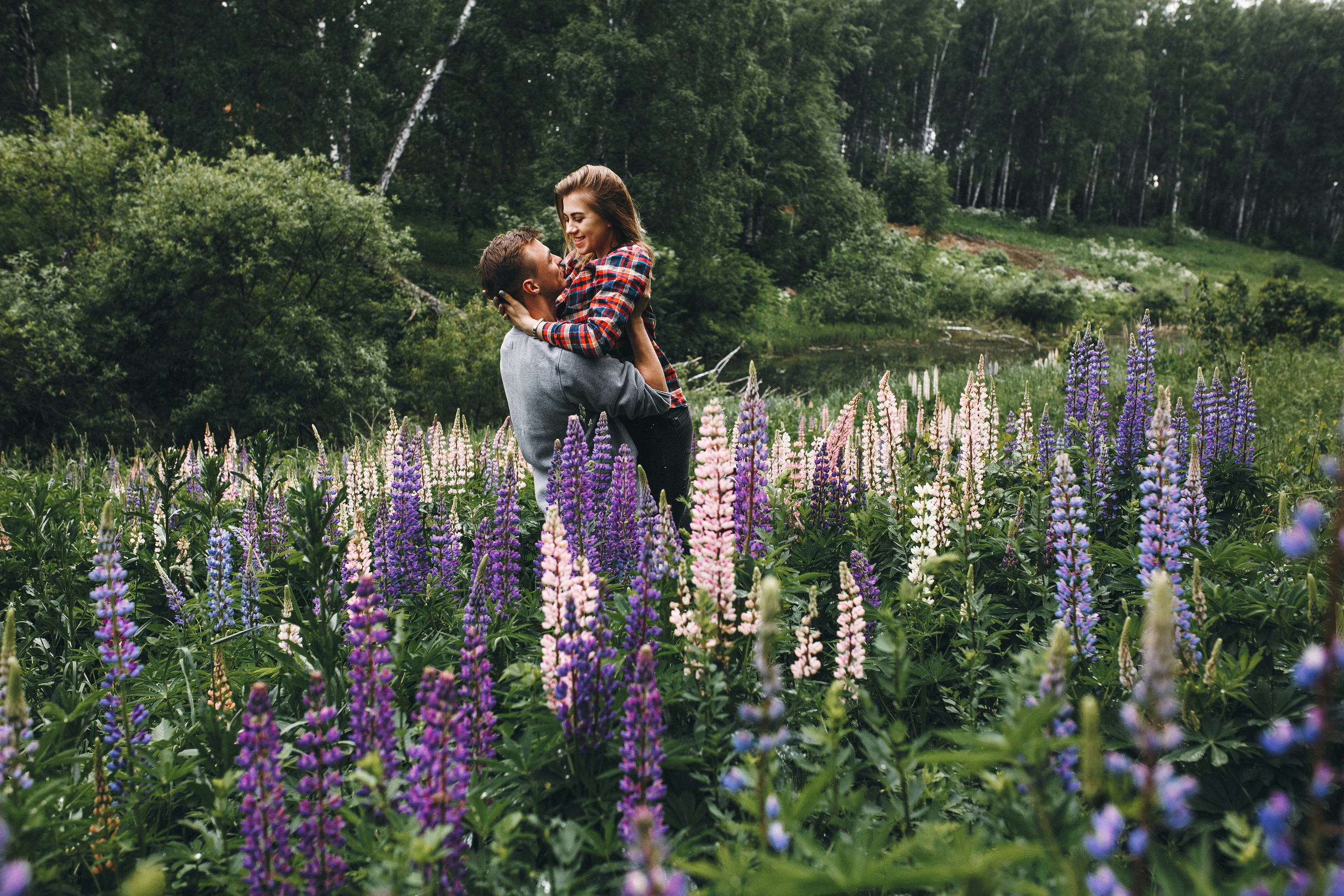 Любить люпины и собак!. Свадебный фотограф в Новосибирске Анастасия Бантик