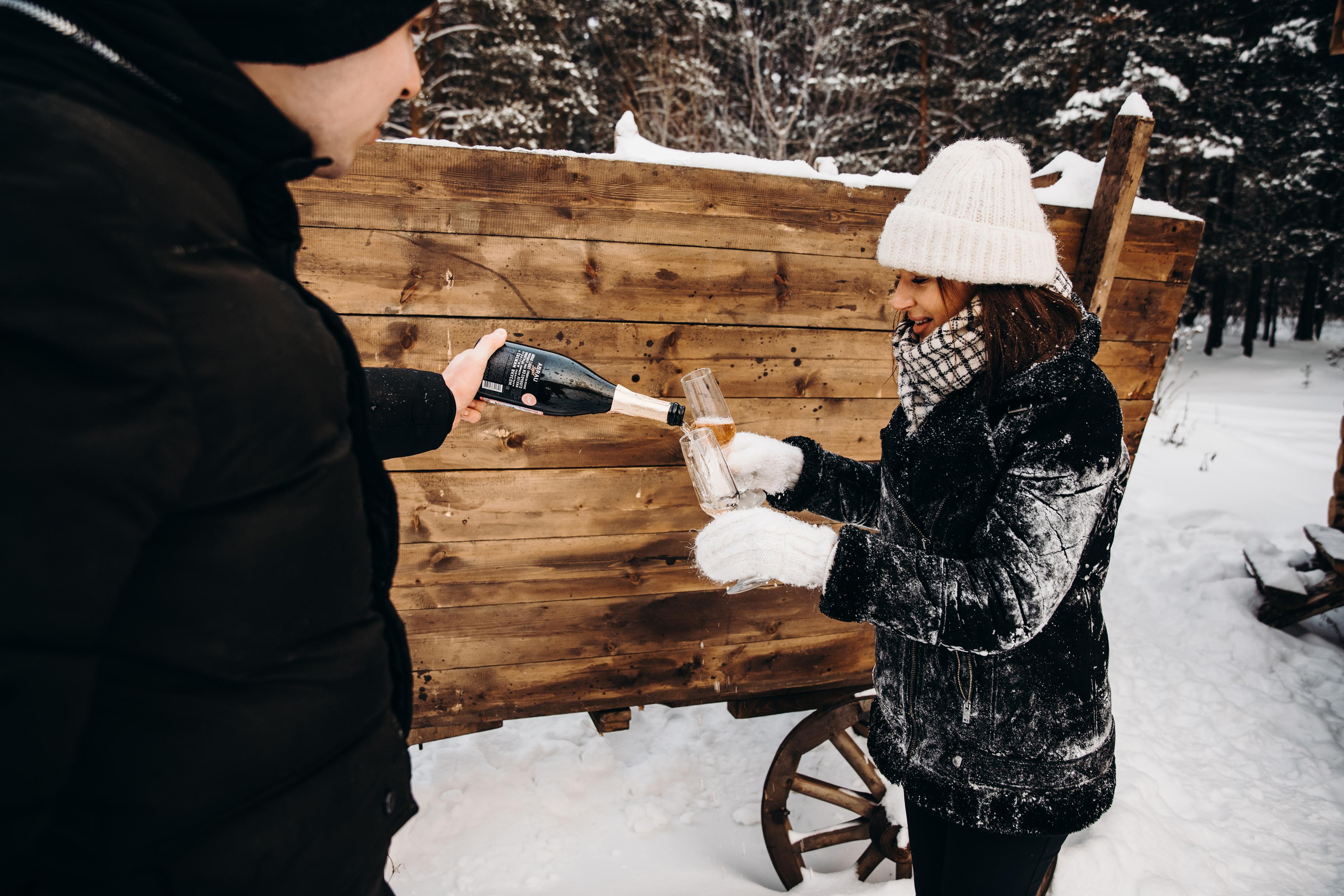 Декабрьское чудо. Свадебный фотограф в Новосибирске Анастасия Бантик