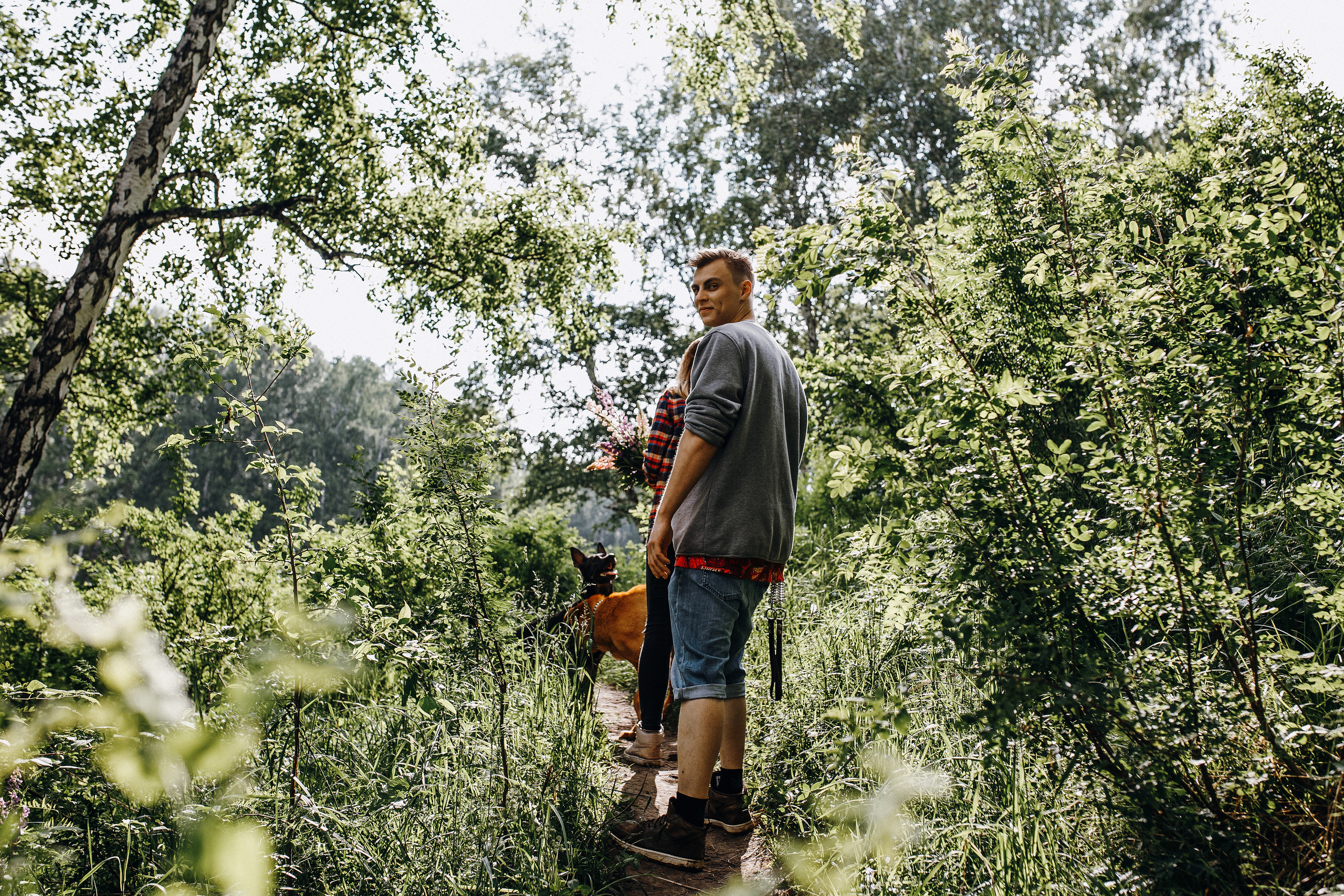 Любить люпины и собак!. Свадебный фотограф в Новосибирске Анастасия Бантик