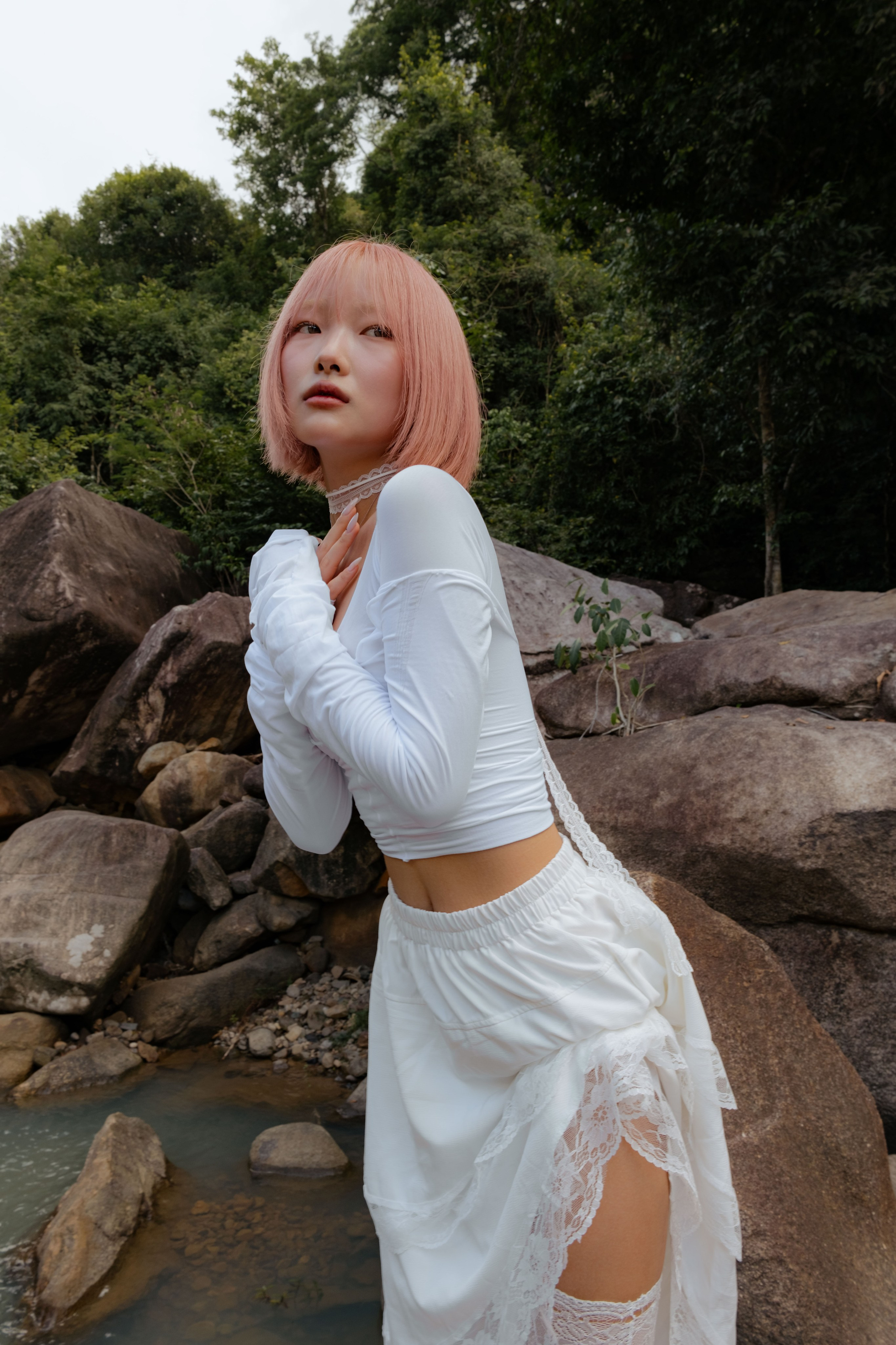 Location "Ba Ho Waterfall". Portrait photographer Nha Trang | Julia Meshanina