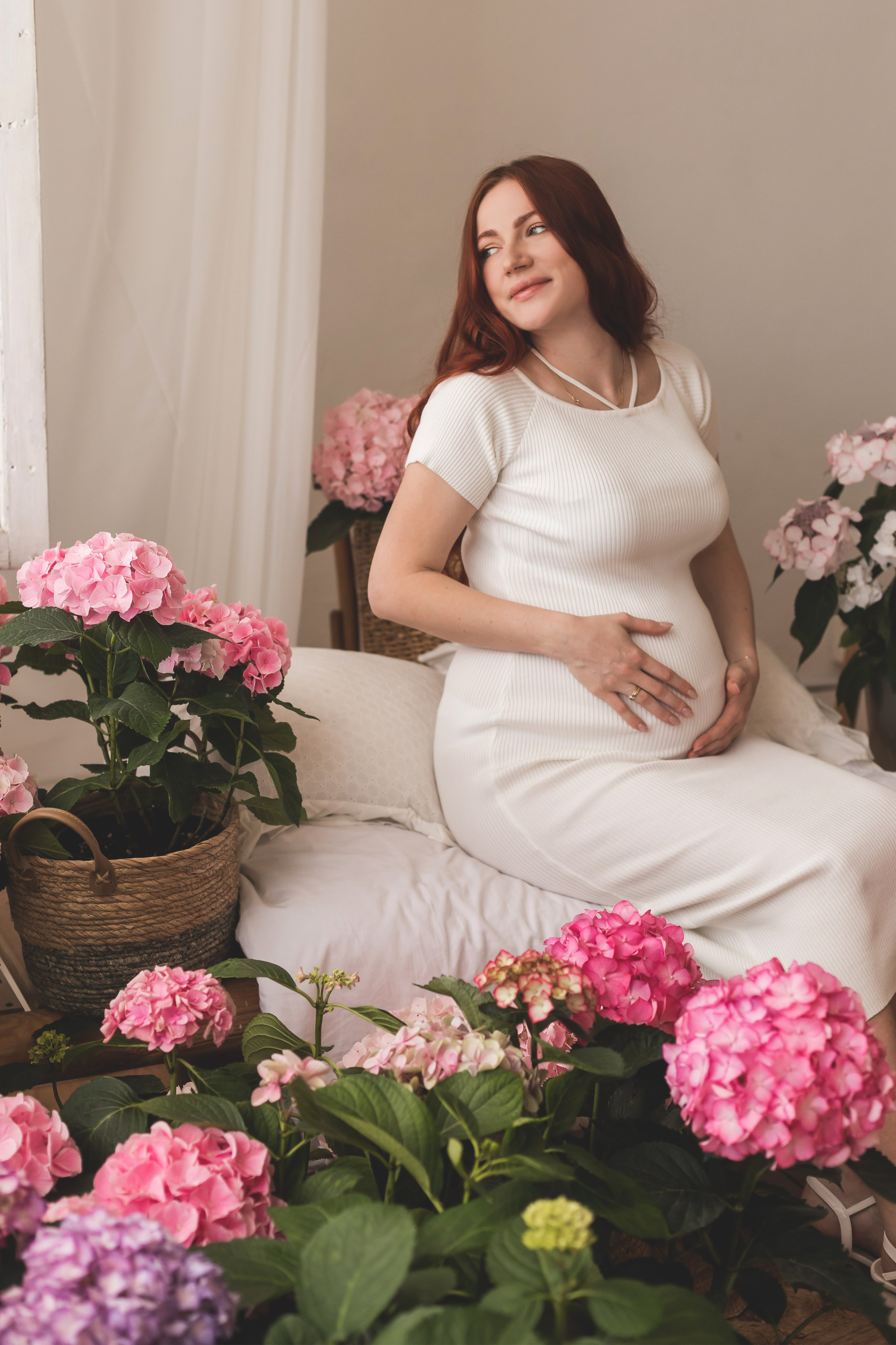 Гортензия в студии. Семейный и детский фотограф Краснодар Валерия Власенко