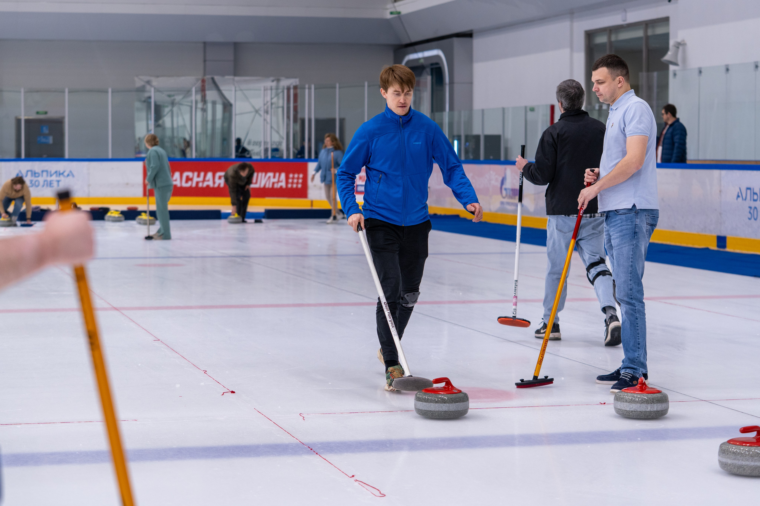 Керлинг для компании Р-Фарм. Репортажный фотограф в Красной Поляне и Сочи Павлюченко Екатерина