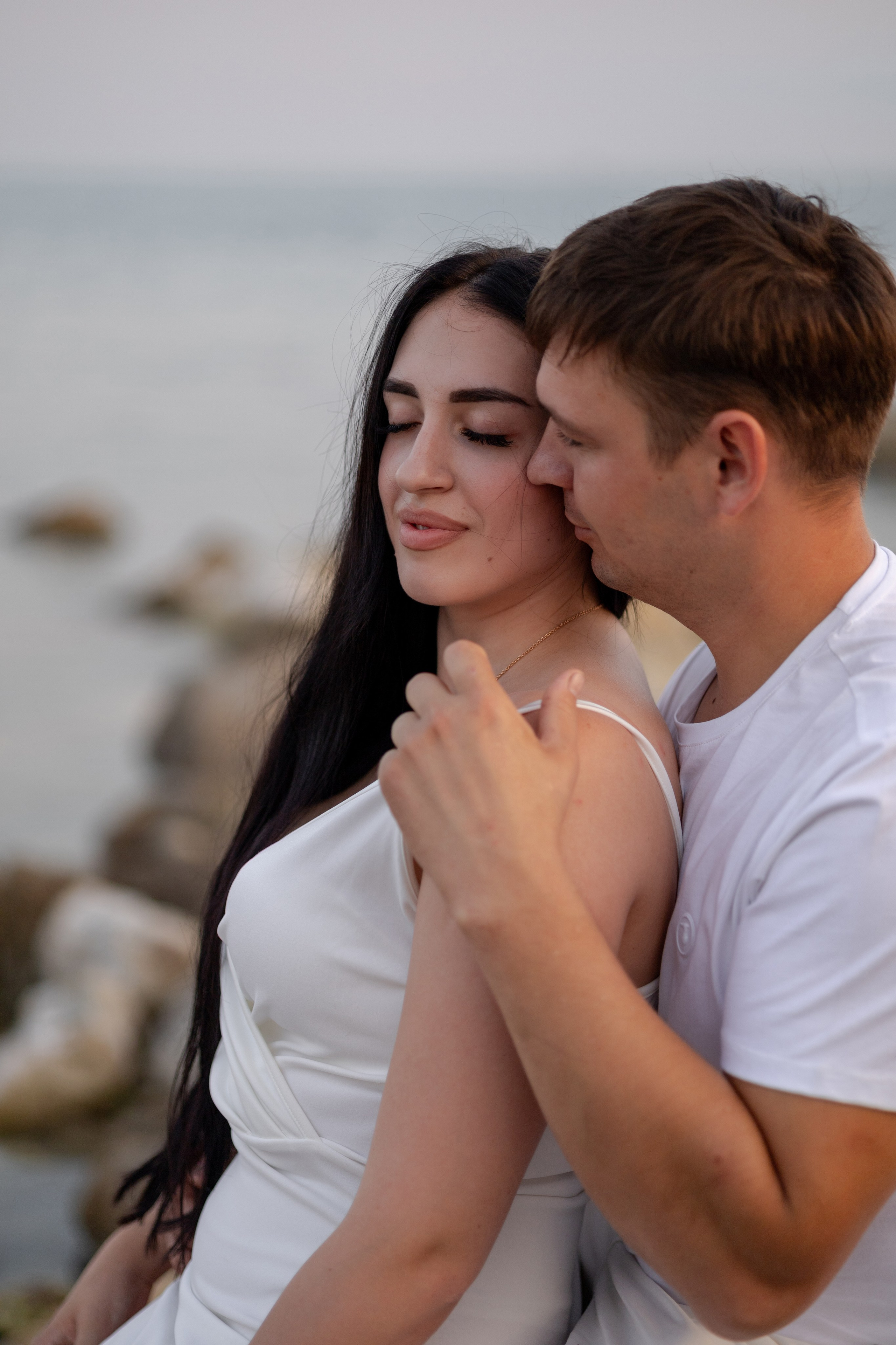 История любви на летнем закате. Семейный и портретный фотограф в Геленджике Любовь Бодрова