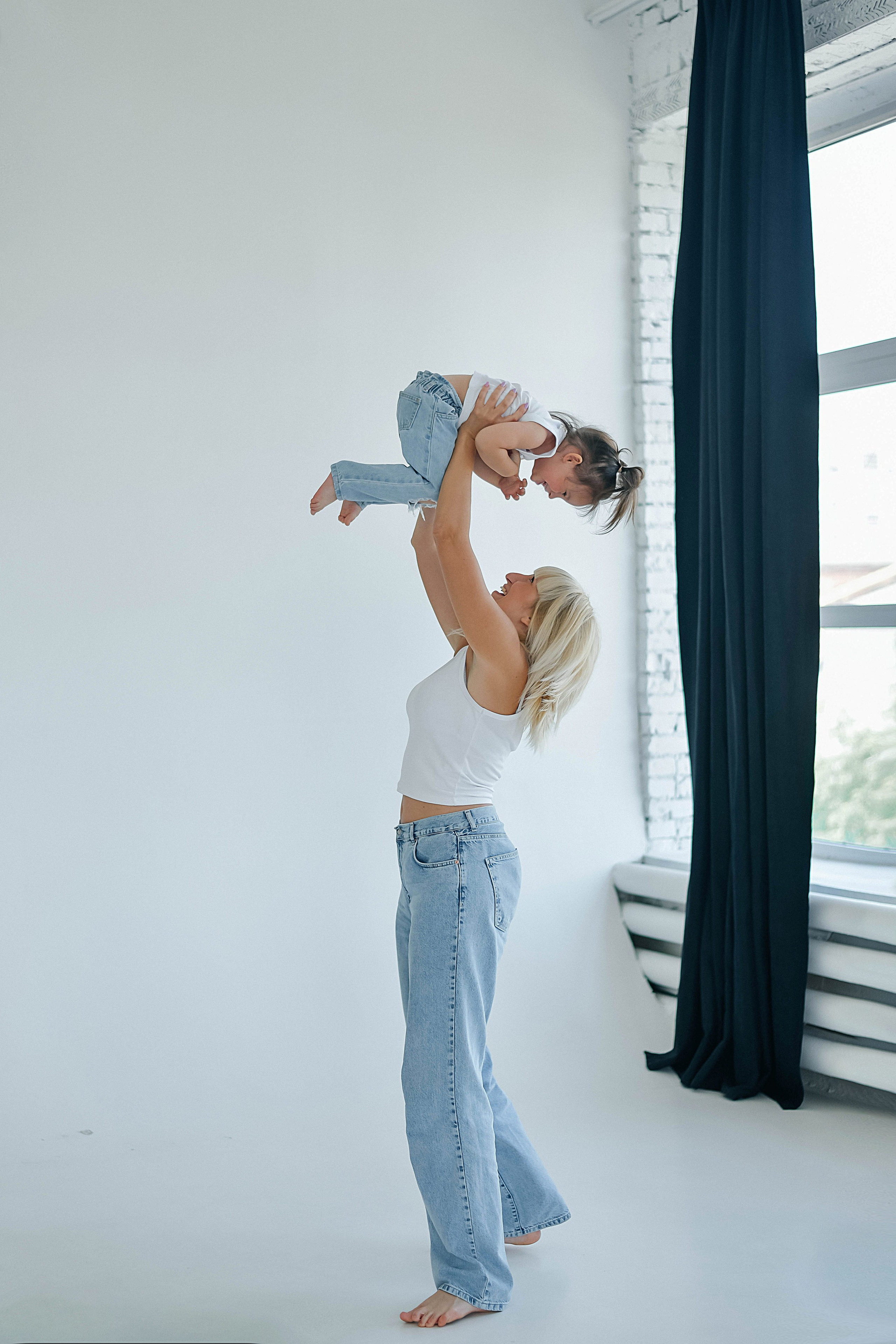 Мама и дочка студийная. Фотограф Подольск