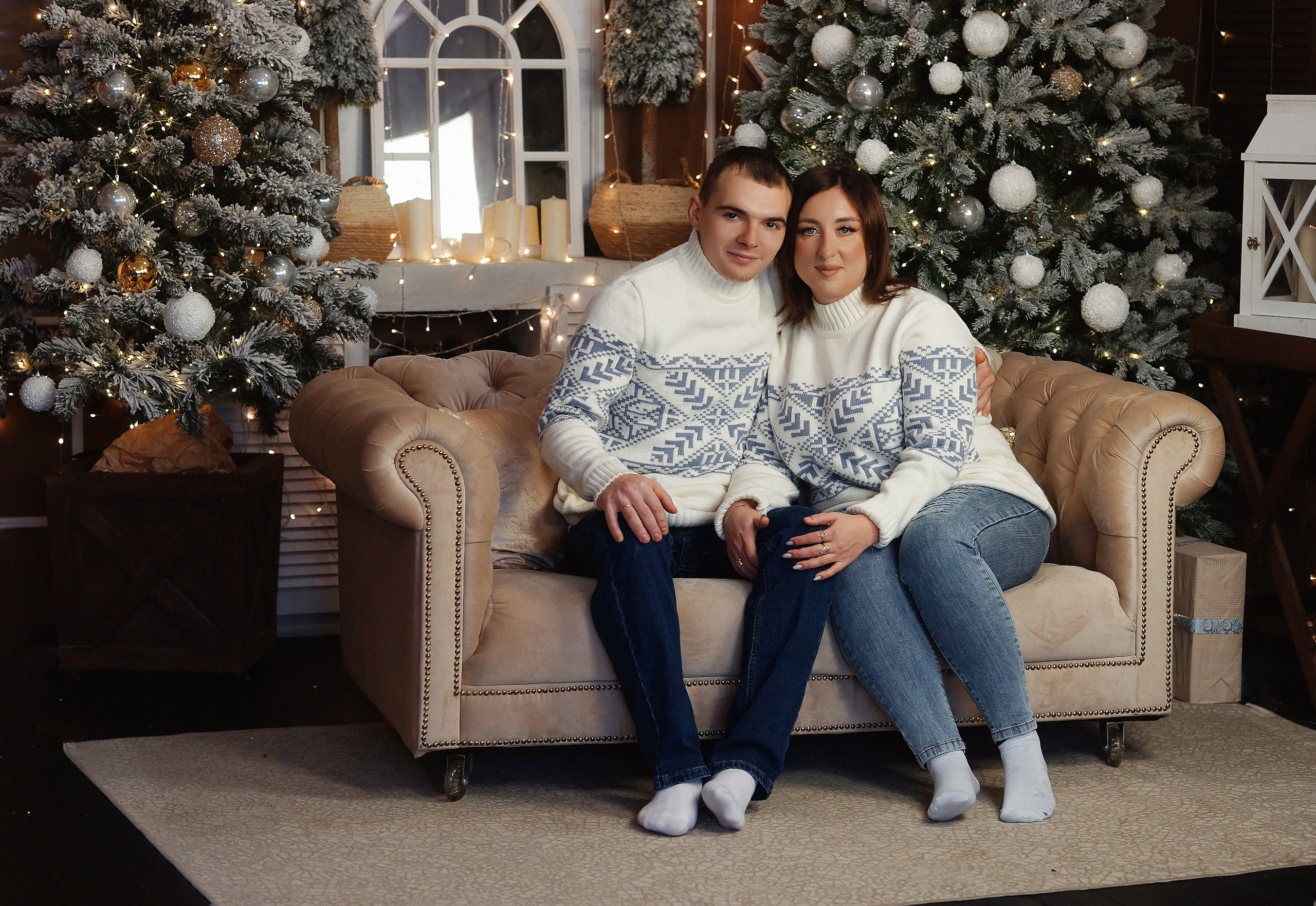 Семейная съёмка в студии. Семейный фотограф г. Новокузнецк Юлия Машникова