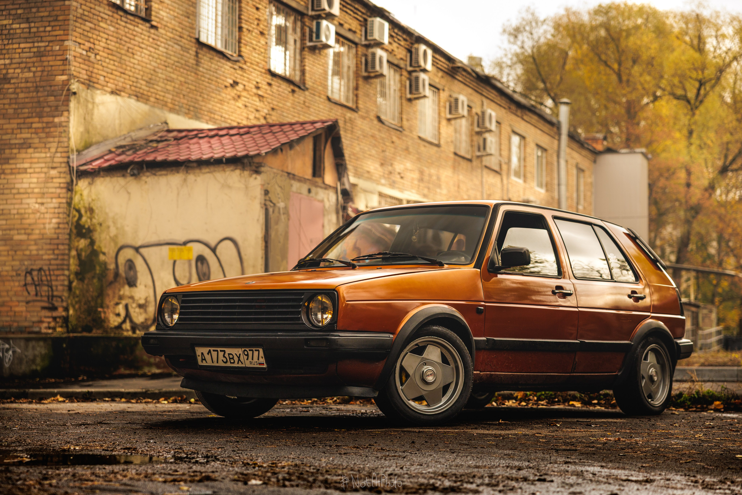 Фотосессия VW Golf 2. #NotAiPhoto — автомобильный фотограф