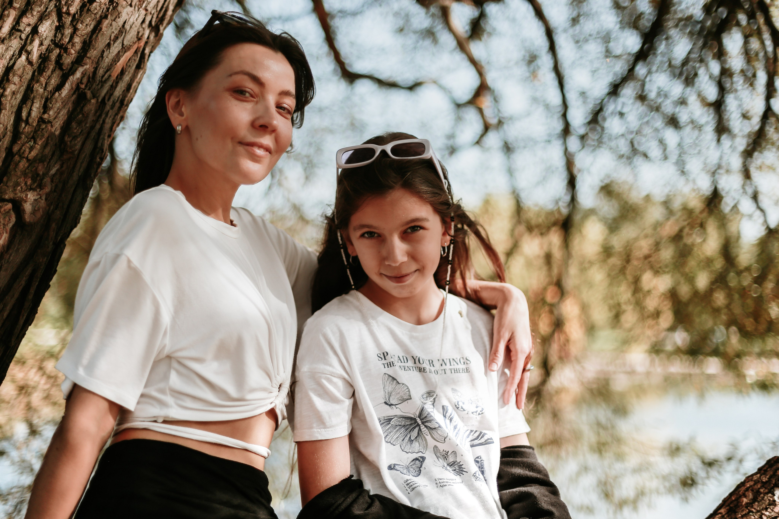 Гульшат и Агния в БотСаду. Антонина Морозова, профессиональный семейный фотограф видеограф