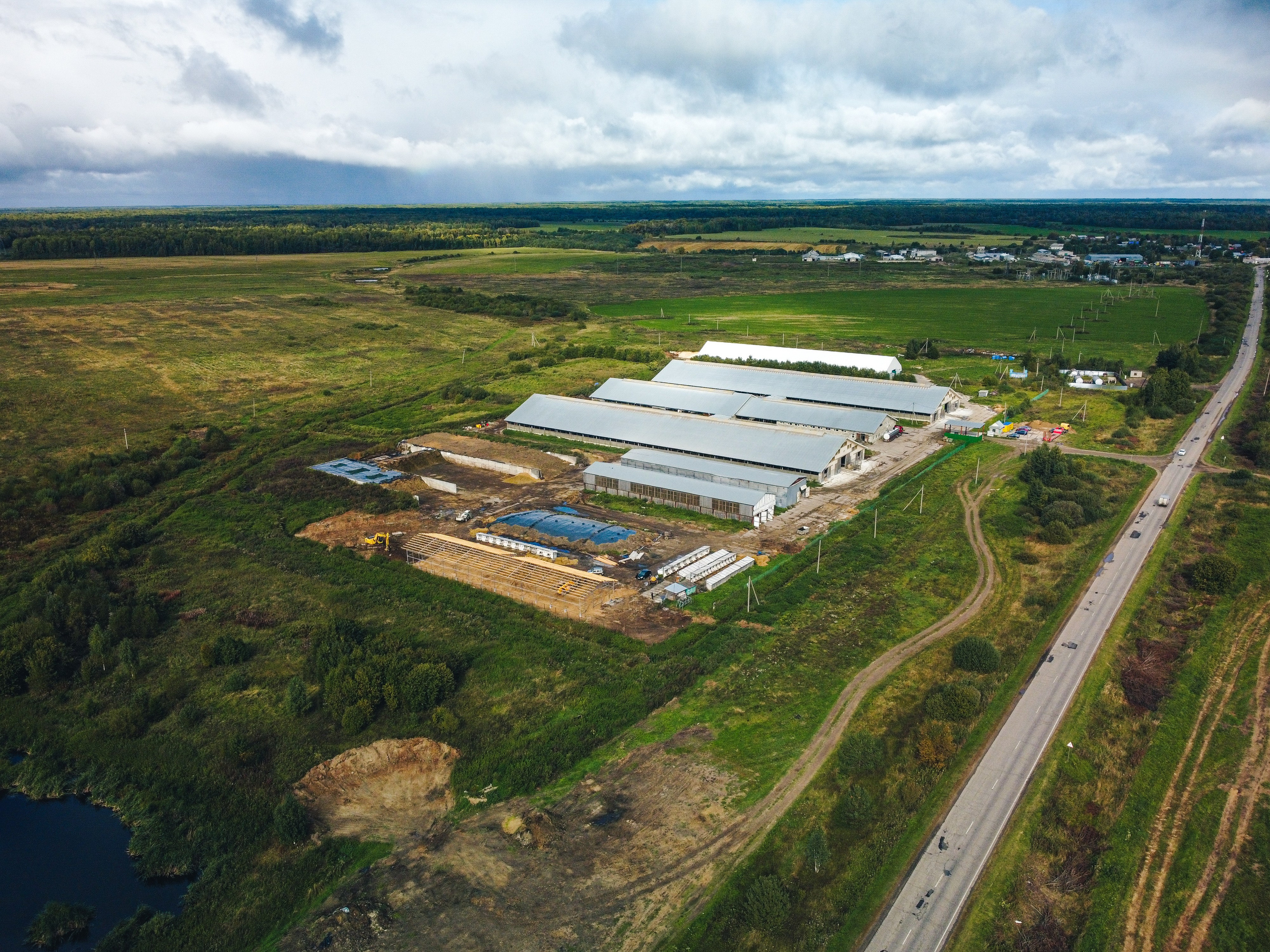 Комплекс телятников