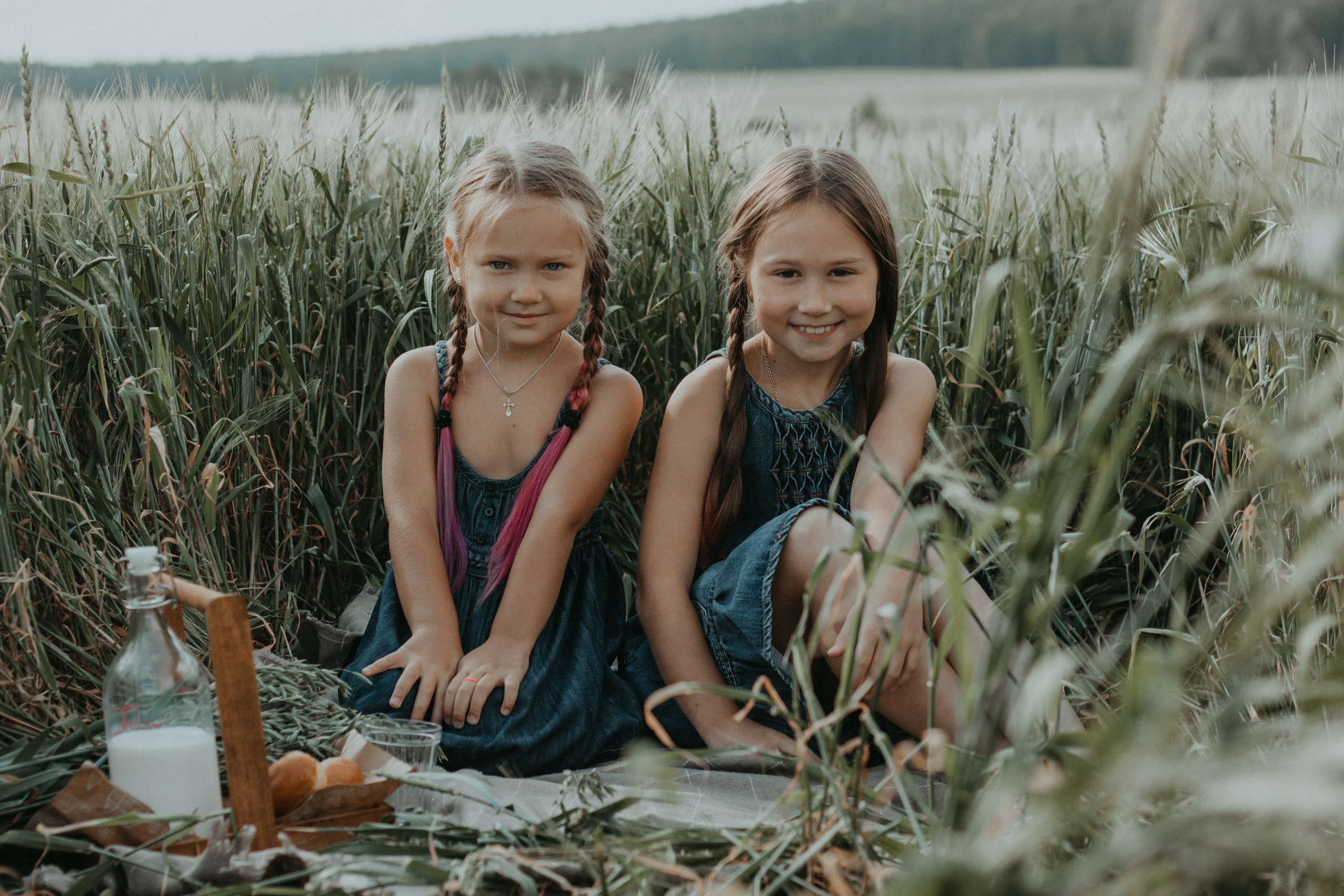 Семейная в поле. Семейный фотограф в Екатеринбурге Валерия Федотова