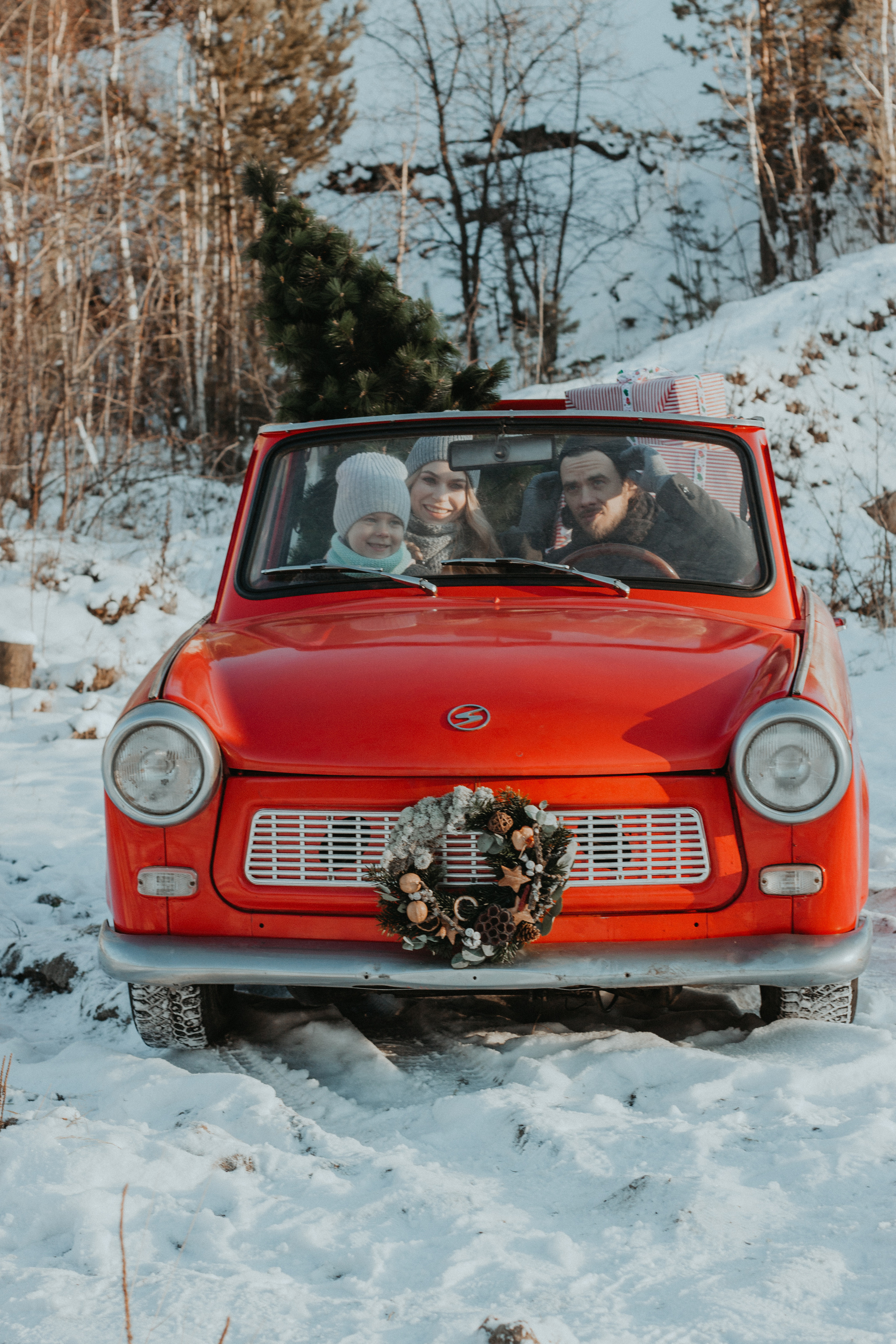 Поездка за елкой. Семейный фотограф в Екатеринбурге Валерия Федотова