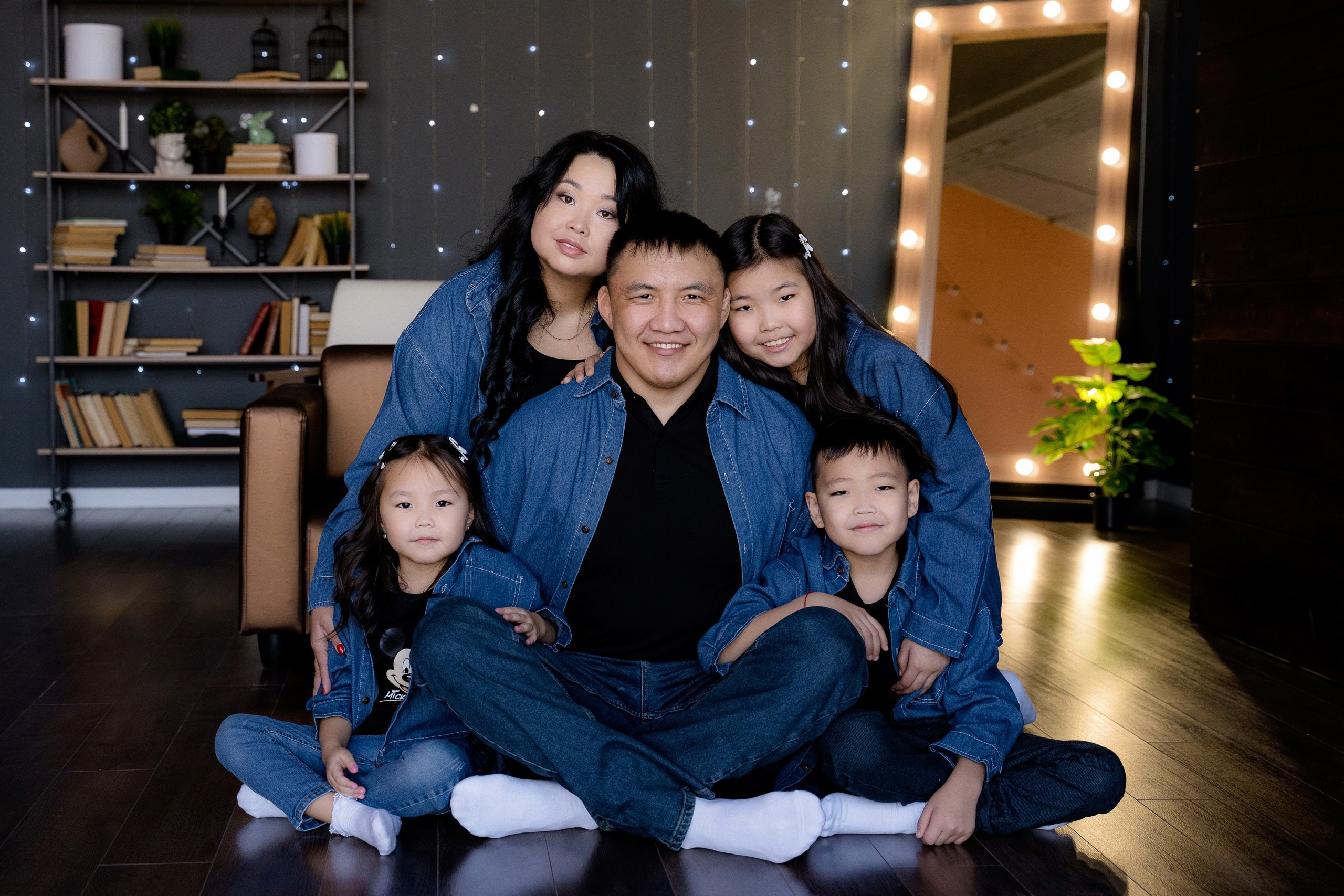 Комплекты Family look. Фотостудия Малина в городе Улан-Удэ. Фотограф Ирина Жарникова