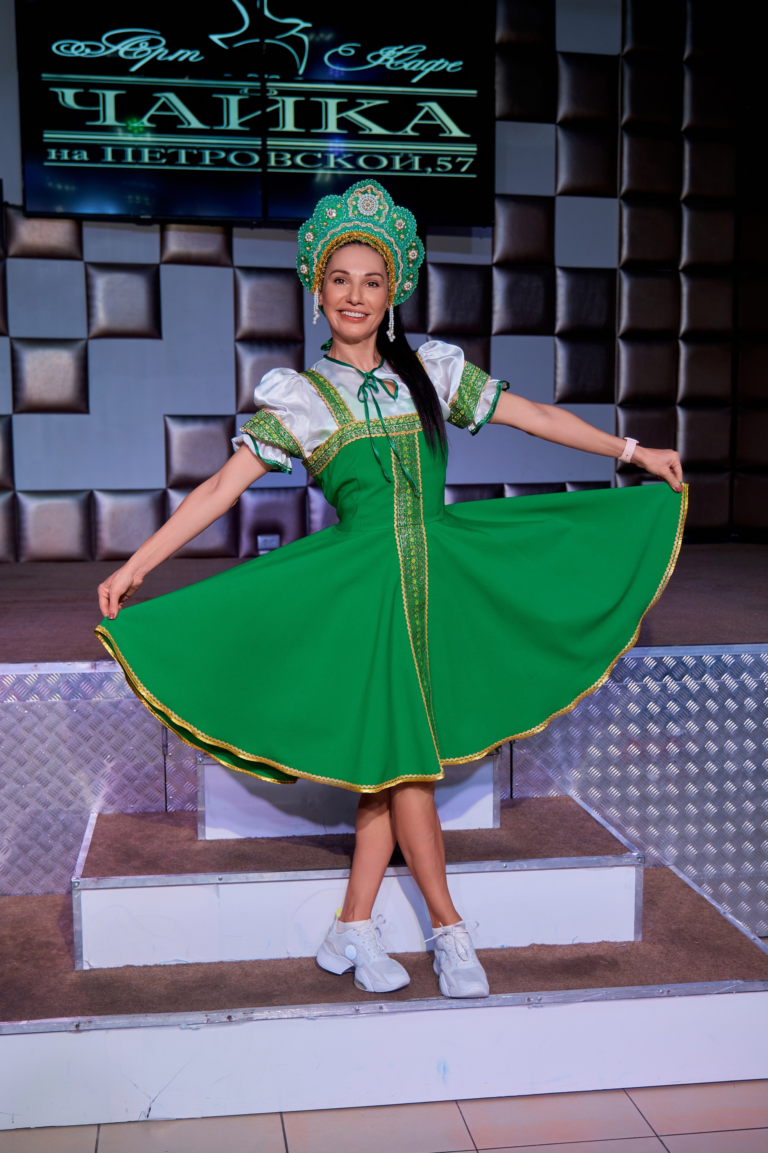 Благотворительная тренировка ЗУМБА. Арт-кафе «Чайка». Фотограф Таганрог Анна Трайжон