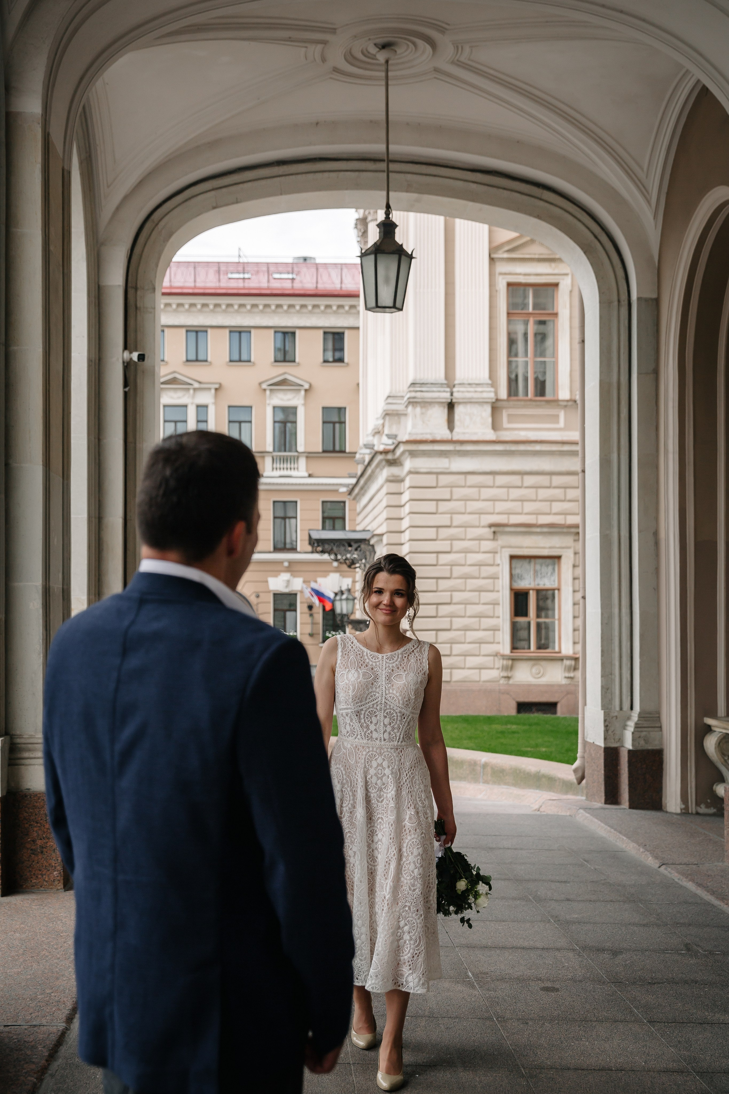 ДВОРЕЦ № 1 | Июль, Исаакиевская площадь. Свадебный фотограф в Санкт-Петербурге Полина Корзухина