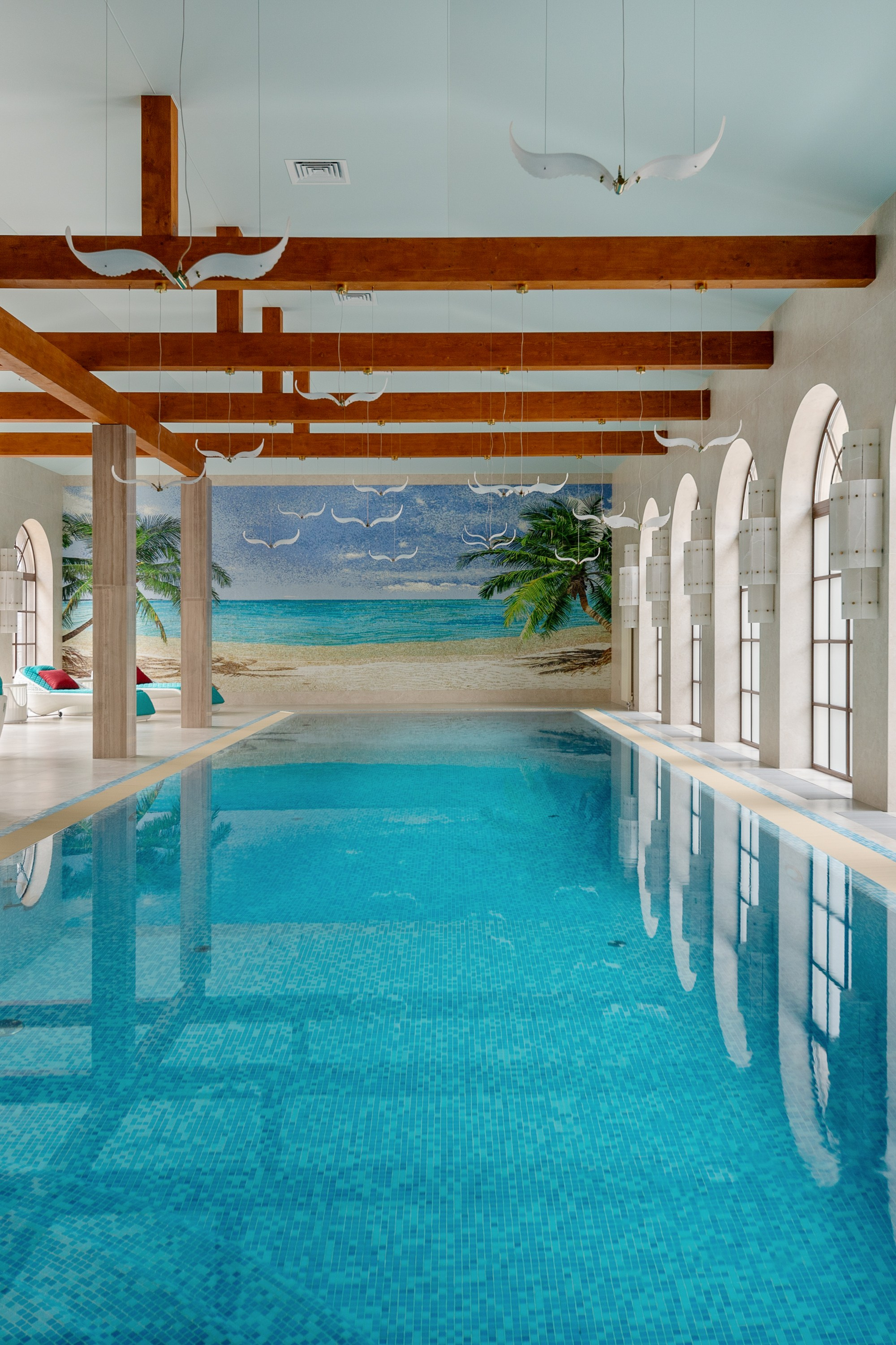 Интерьерная съемка бассейна. Интерьерный фотограф в Санкт-Петербурге Екатерина Цыбулько