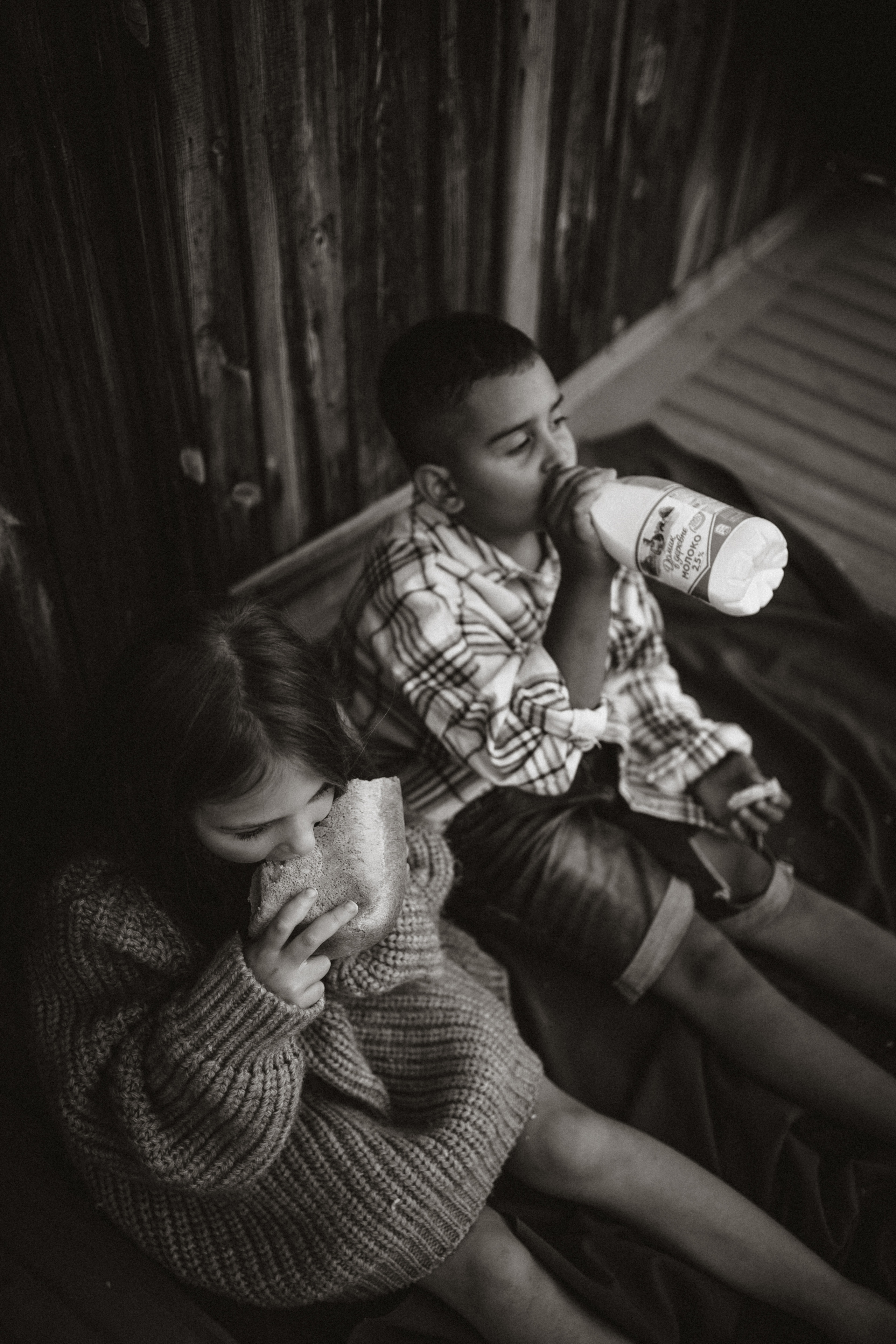 Батон хлеба на двоих. Семейный фотограф в Калининграде Елена Глазунова