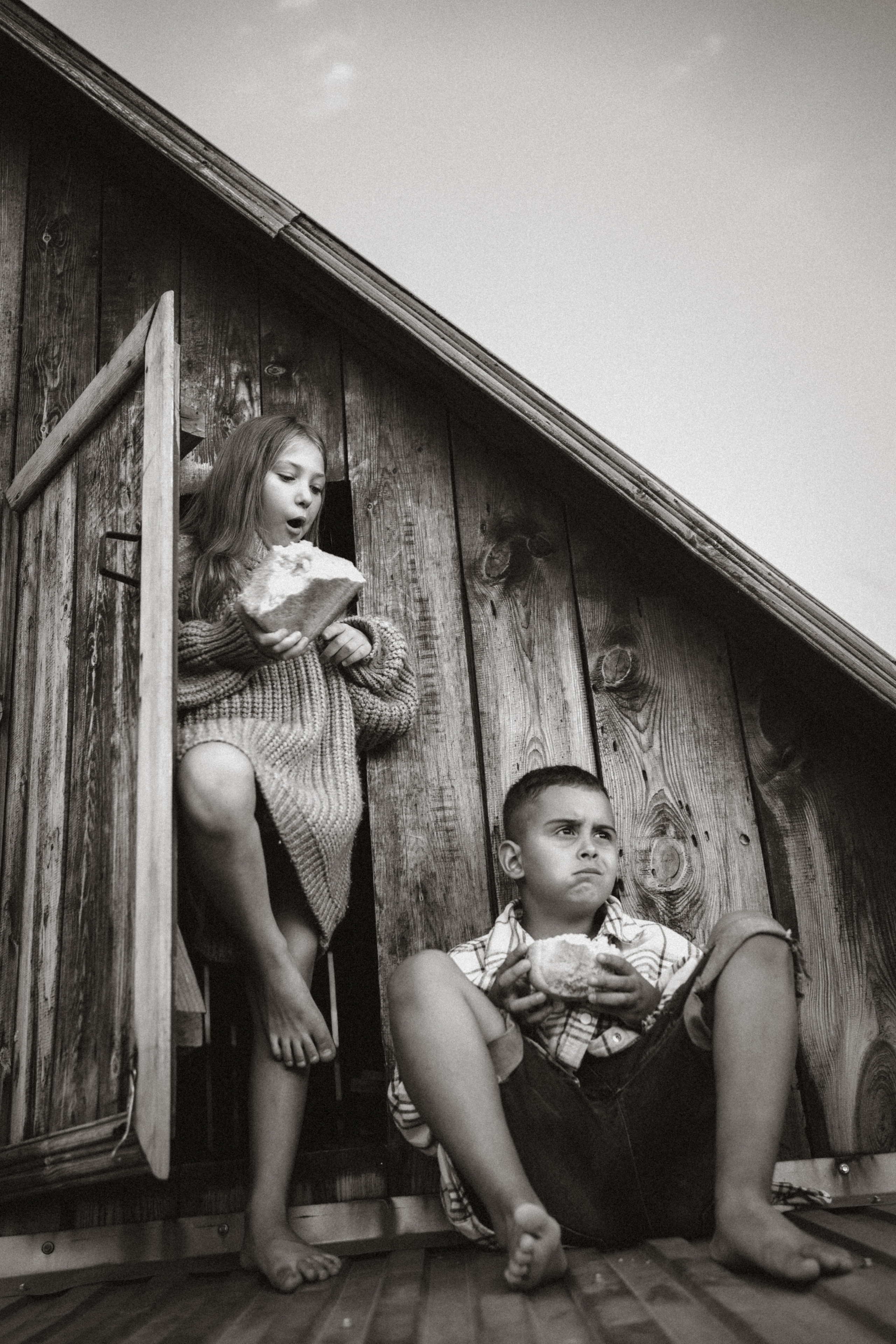 Батон хлеба на двоих. Семейный фотограф в Калининграде Елена Глазунова