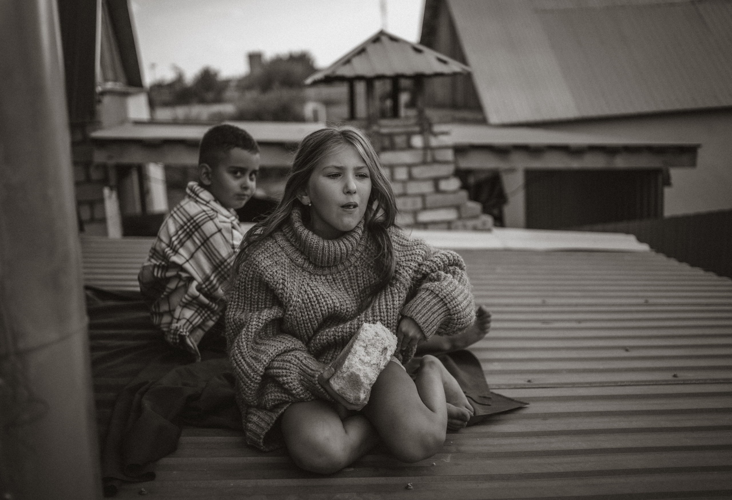 Батон хлеба на двоих. Семейный фотограф в Калининграде Елена Глазунова