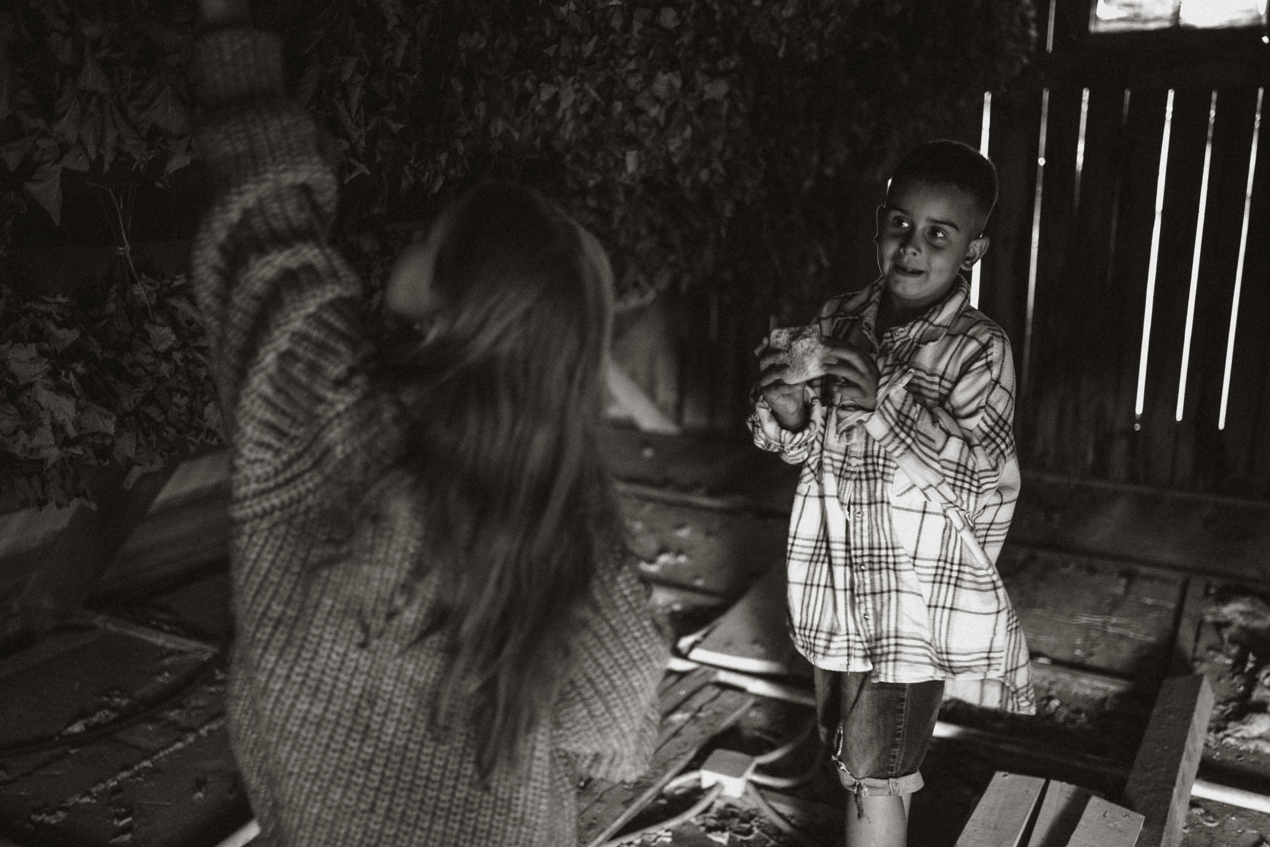 Батон хлеба на двоих. Семейный фотограф в Калининграде Елена Глазунова