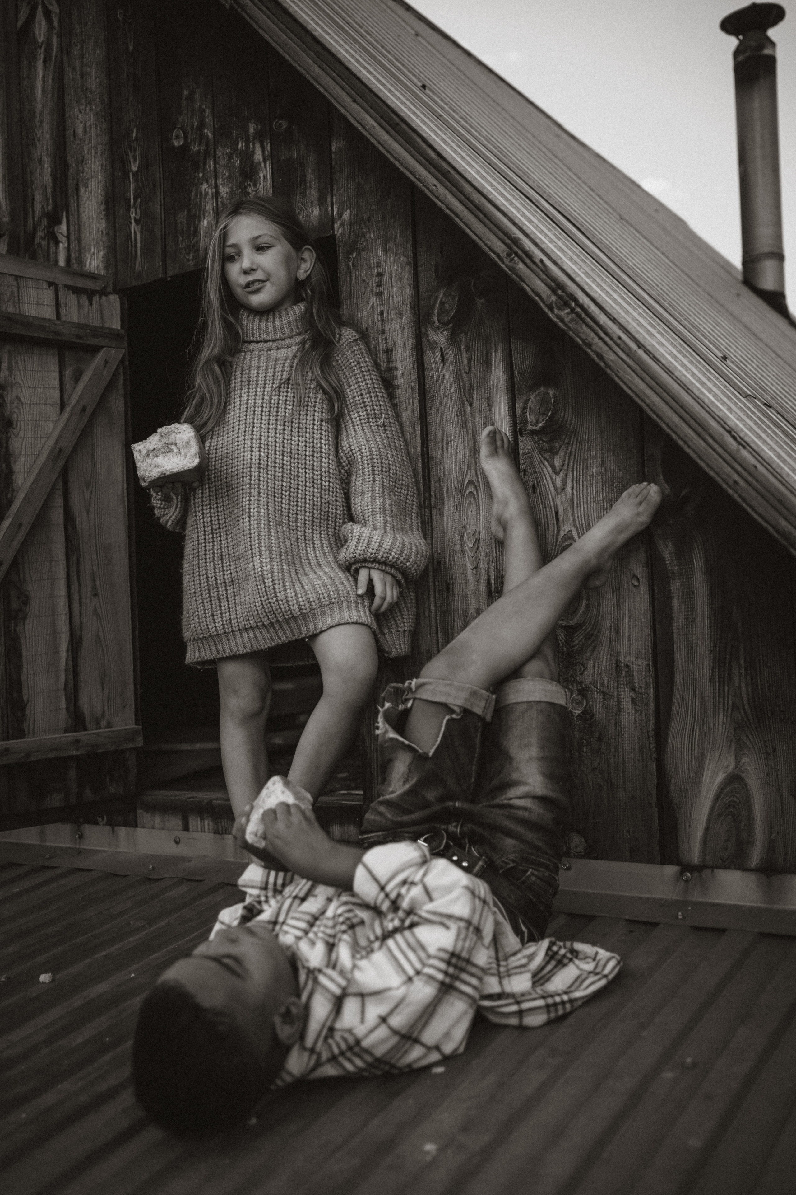 Батон хлеба на двоих. Семейный фотограф в Калининграде Елена Глазунова