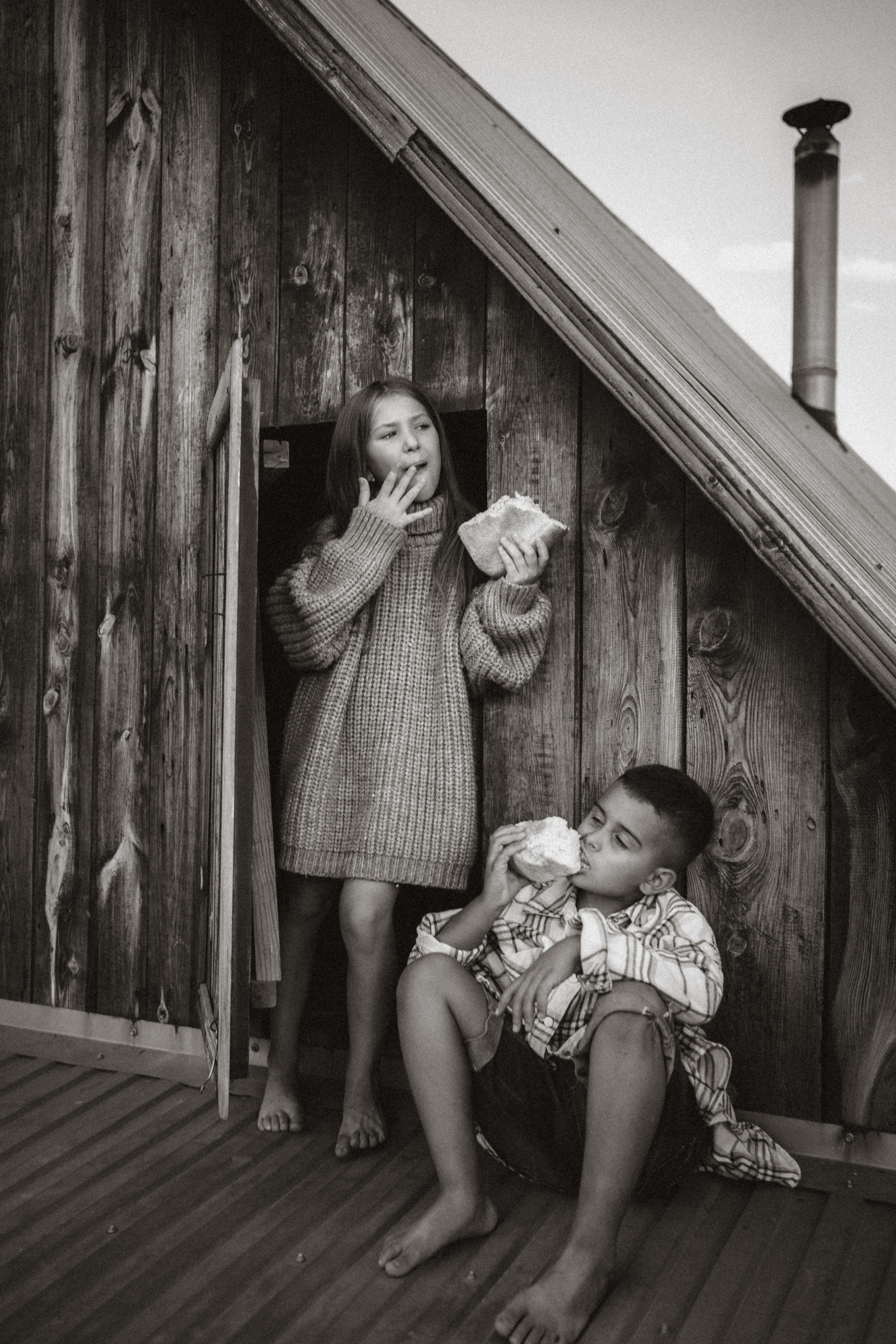 Батон хлеба на двоих. Семейный фотограф в Калининграде Елена Глазунова