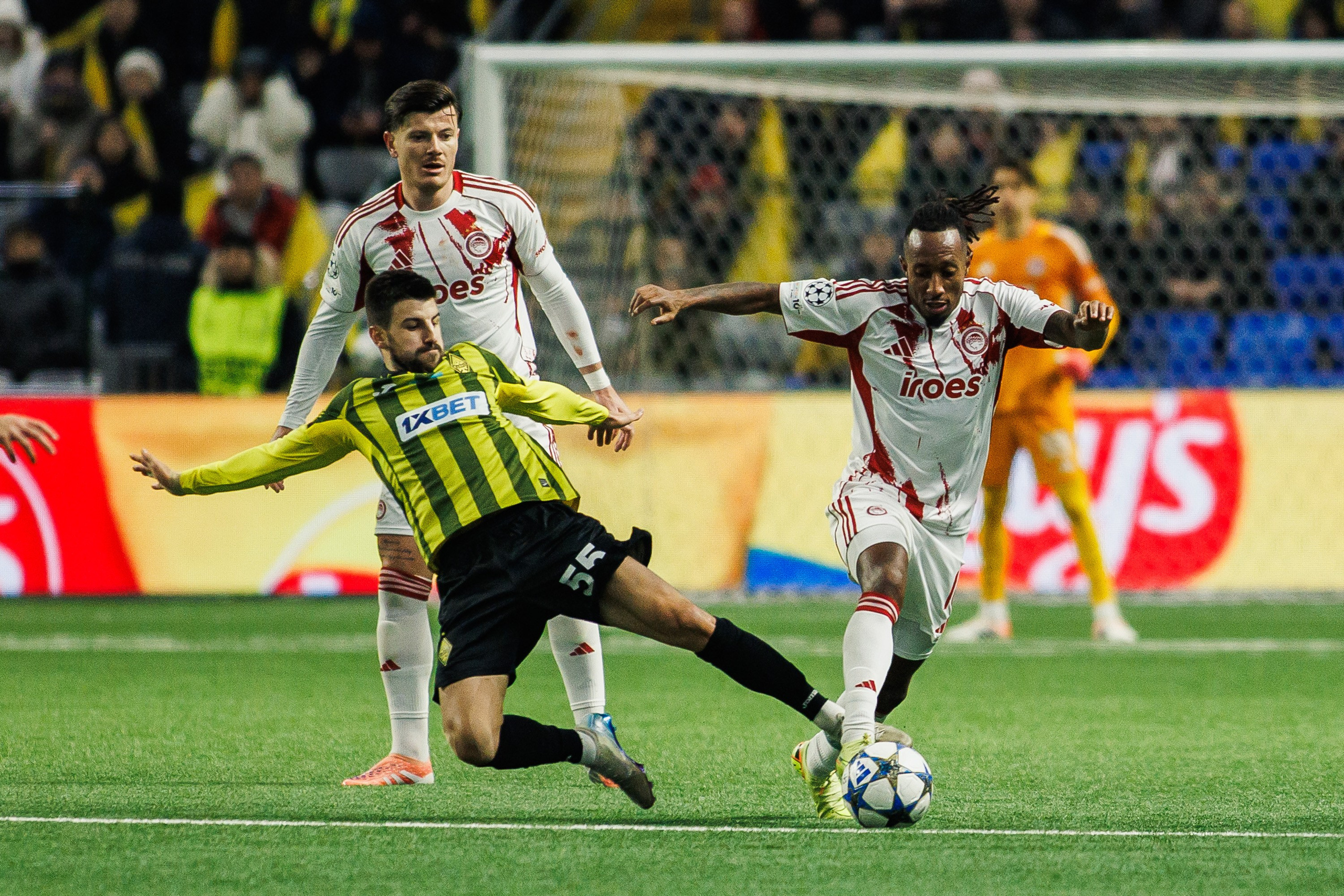 UEFA Champions League 25/26 Kairat — Olympiacos. Photographer Danil Aykin