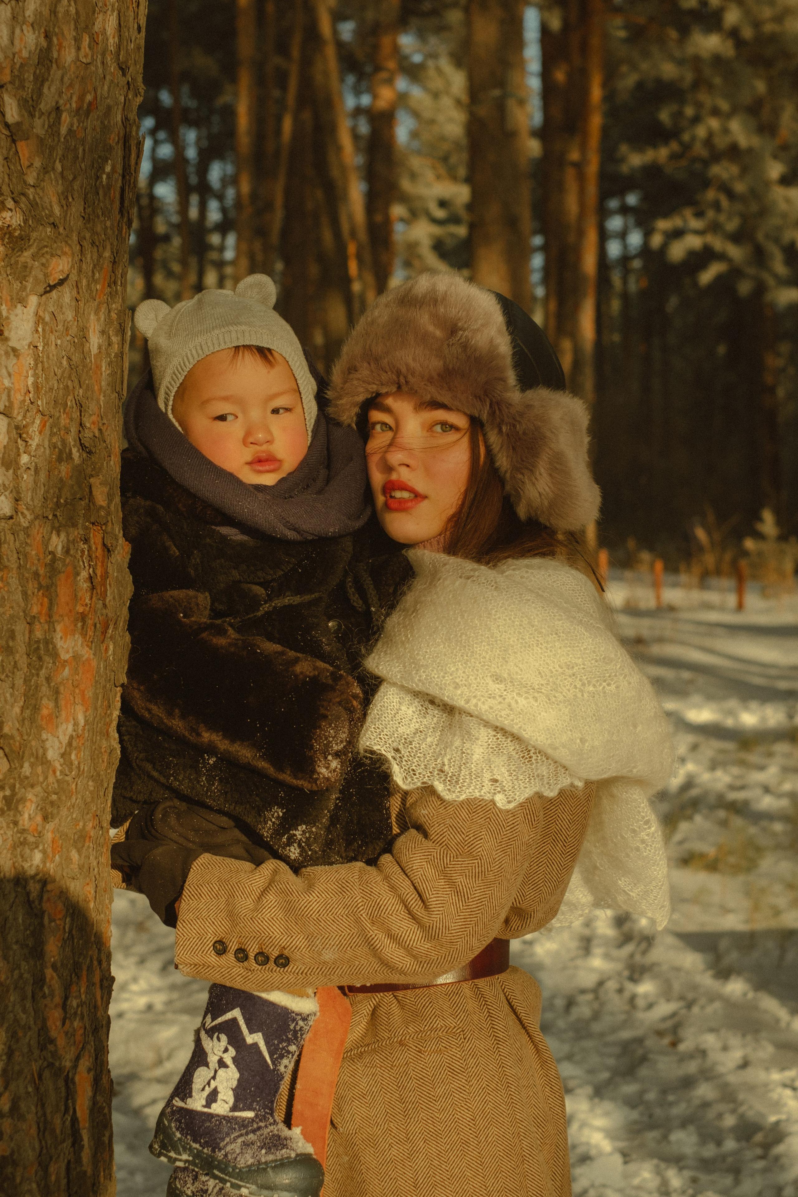 Ксюша, Том и Кирин | в стиле СССР. Фотограф в Новосибирске Диана Ильиных