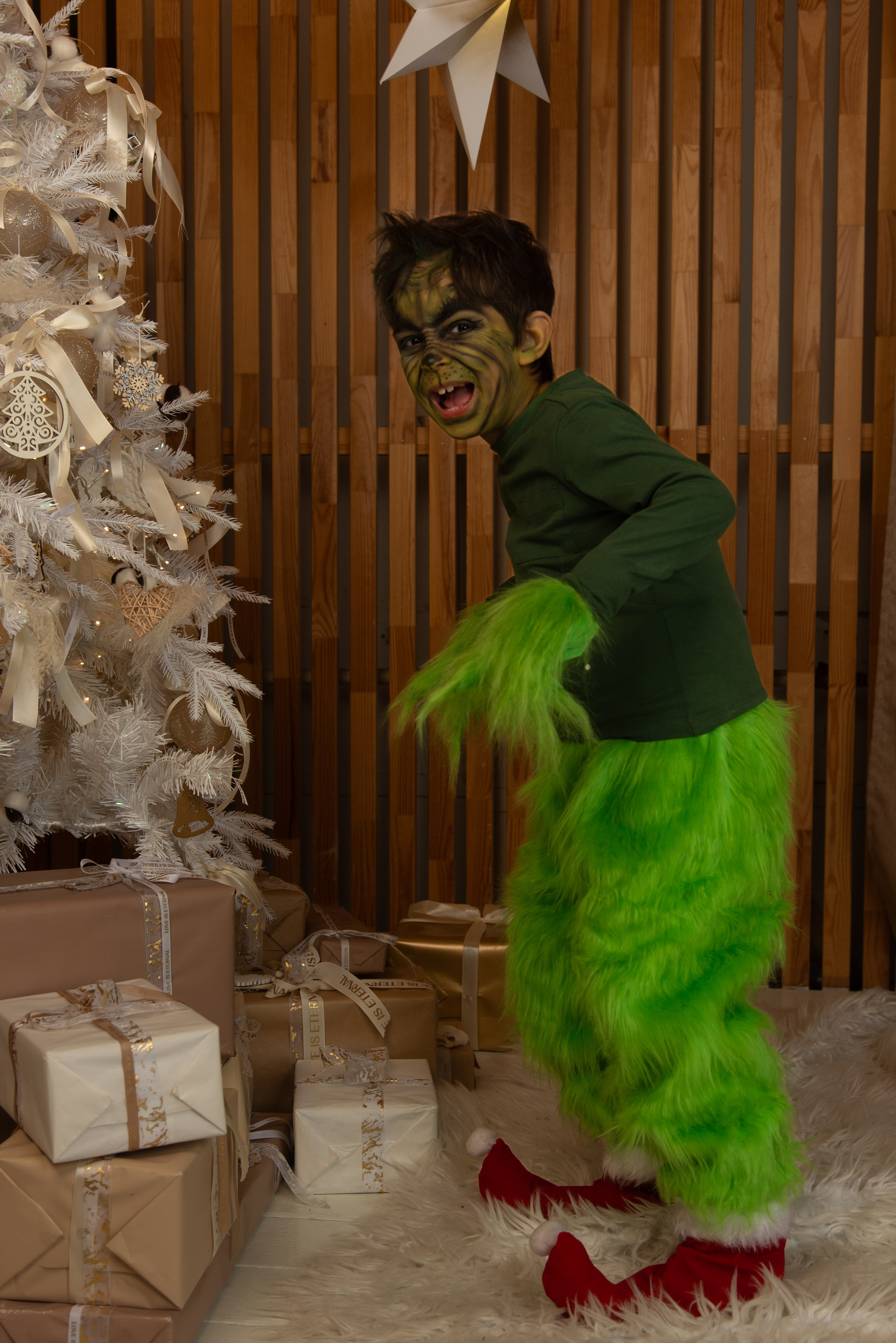 Новый Год. Гринч. Портретный Семейный Fine-Art фотограф в Санкт-Петербурге Криулина