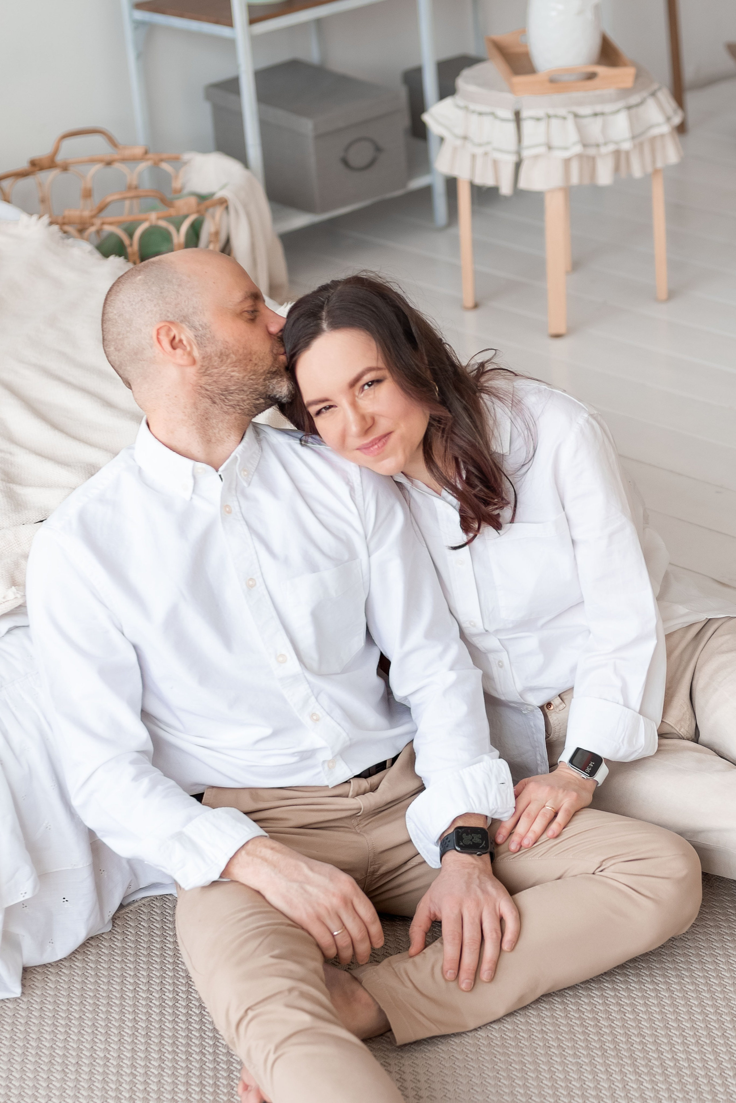 Даша и семья. Фотограф Юлия Кондратьева