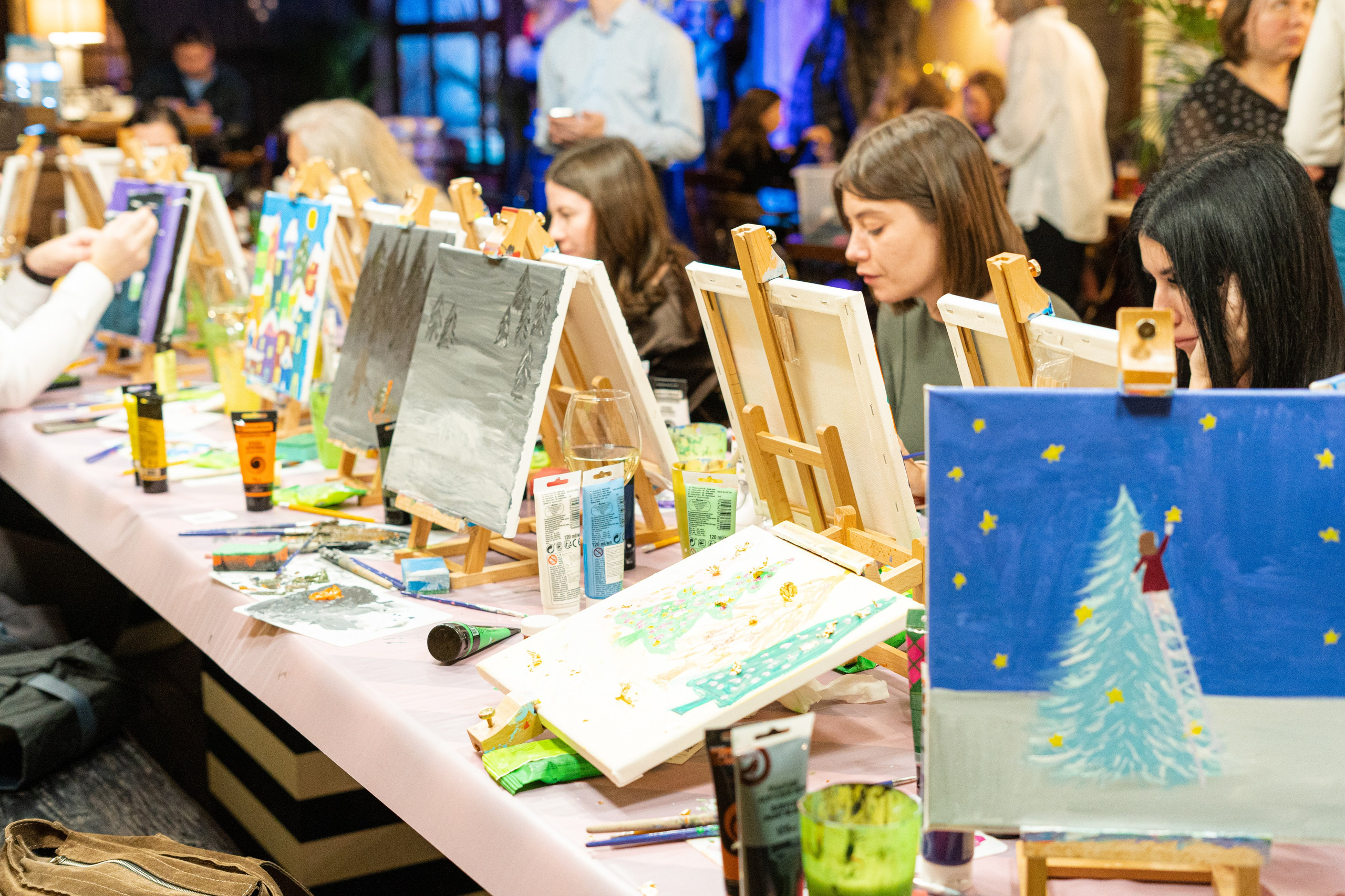 Корпоратив Teach Me Art 2. Портретный фотограф в Москве и Санкт-Петербурге Арина Чех