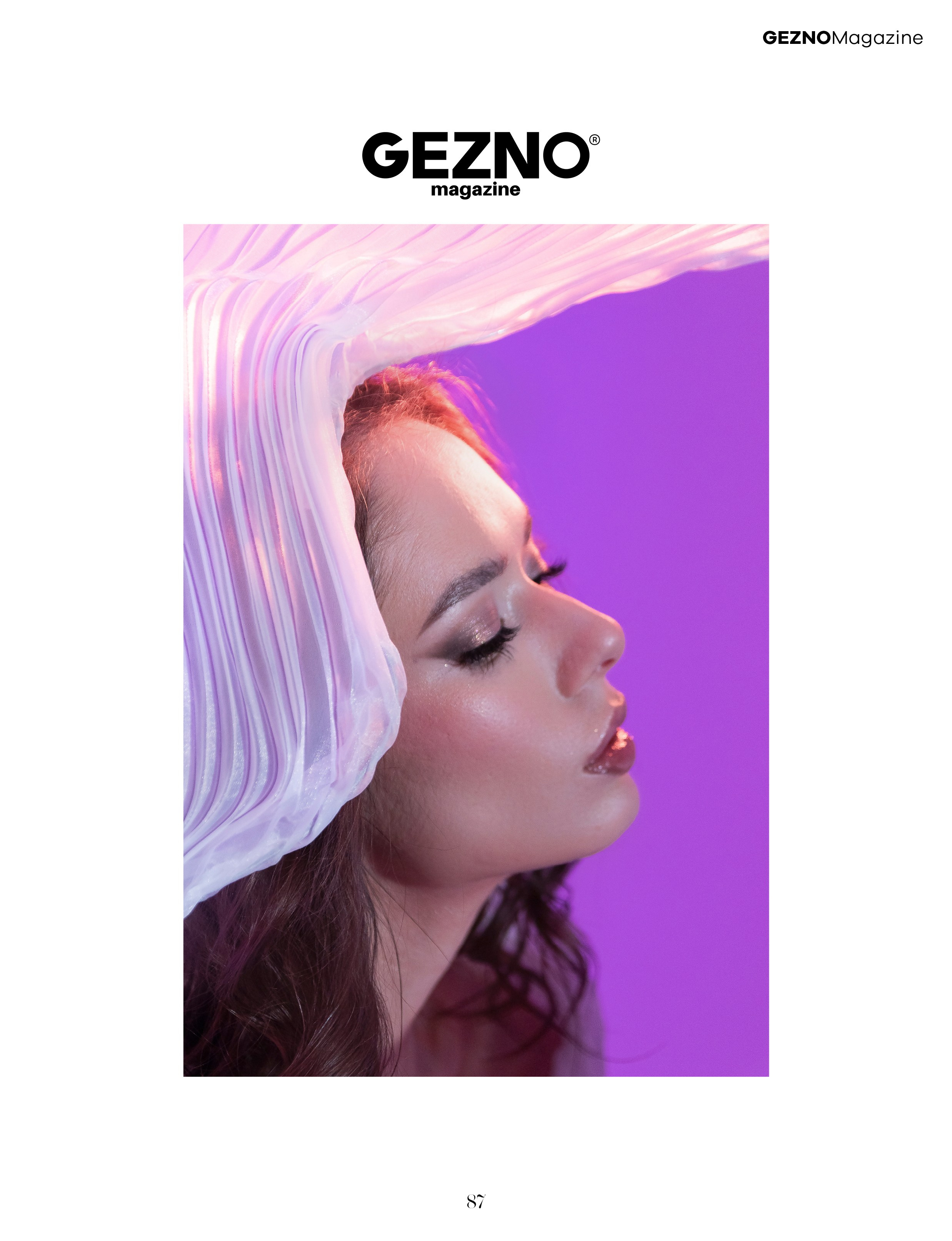 Студийная сьемка. Публикация в GENZO magazine. Портретный фотограф в Санкт-Петербурге Савельева Ольга