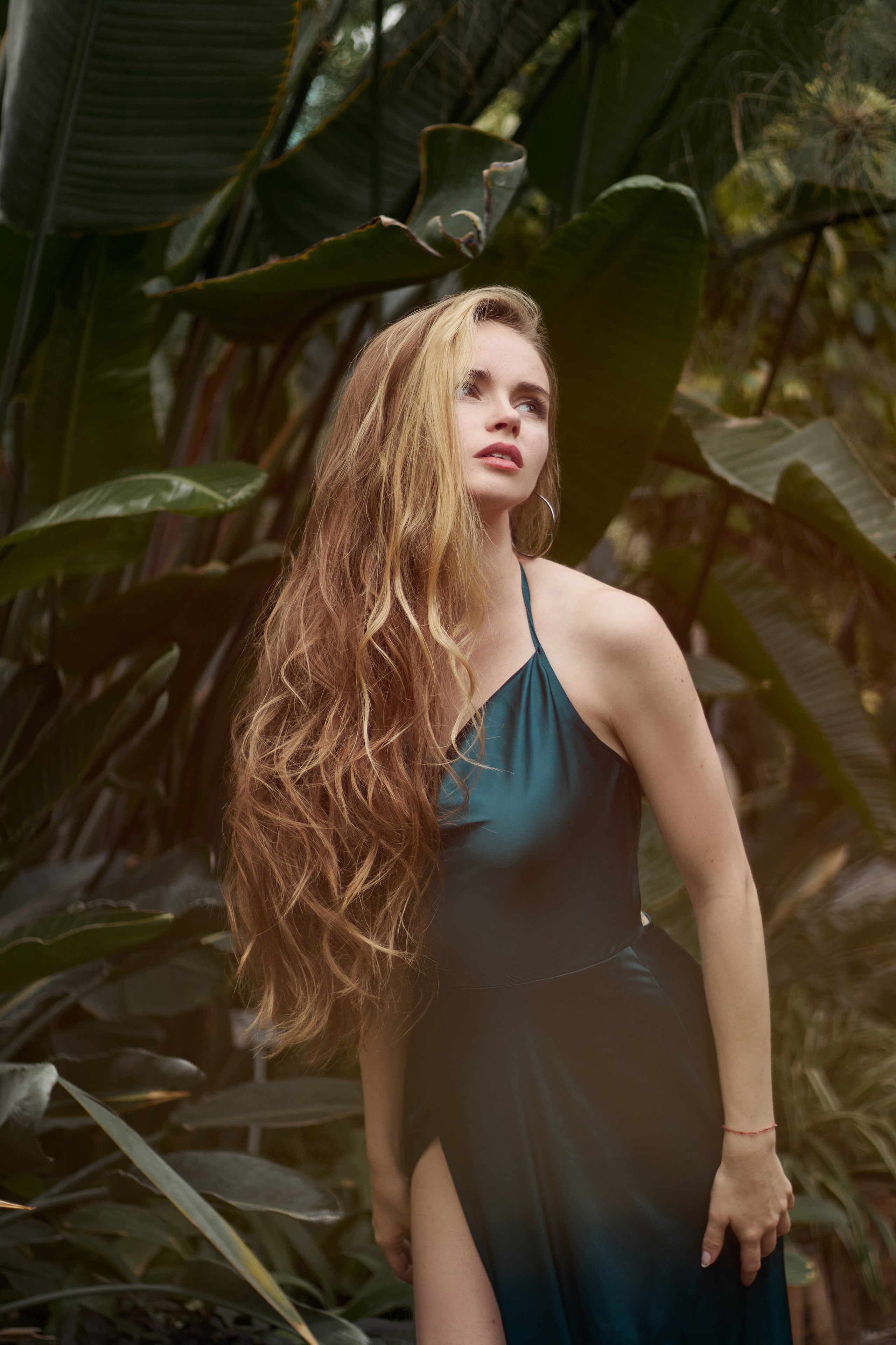 Портретная фотосессия в Москве в оранжерее