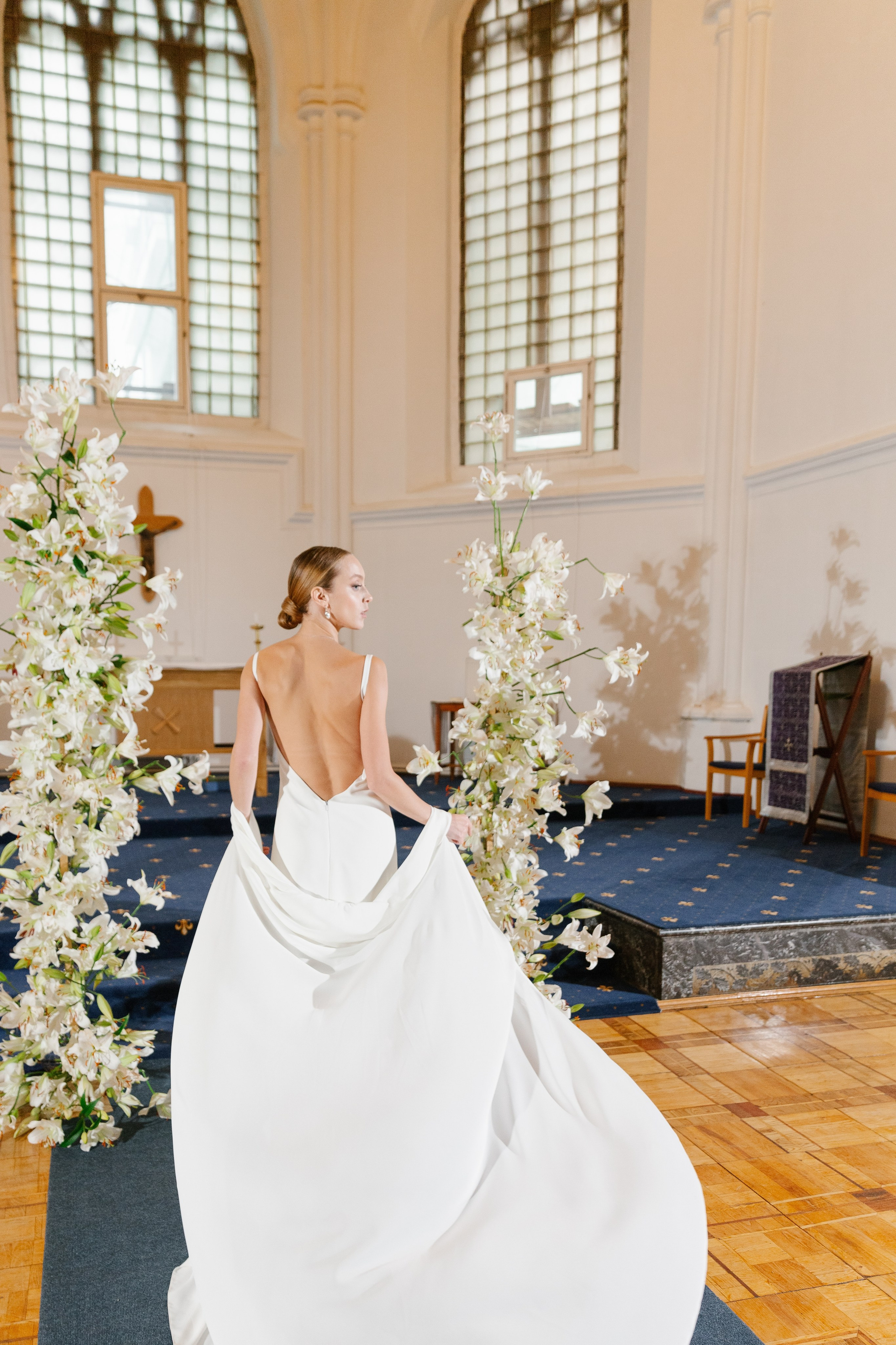 Съёмка в католической церкви. Свадебный фотограф Полина Панина