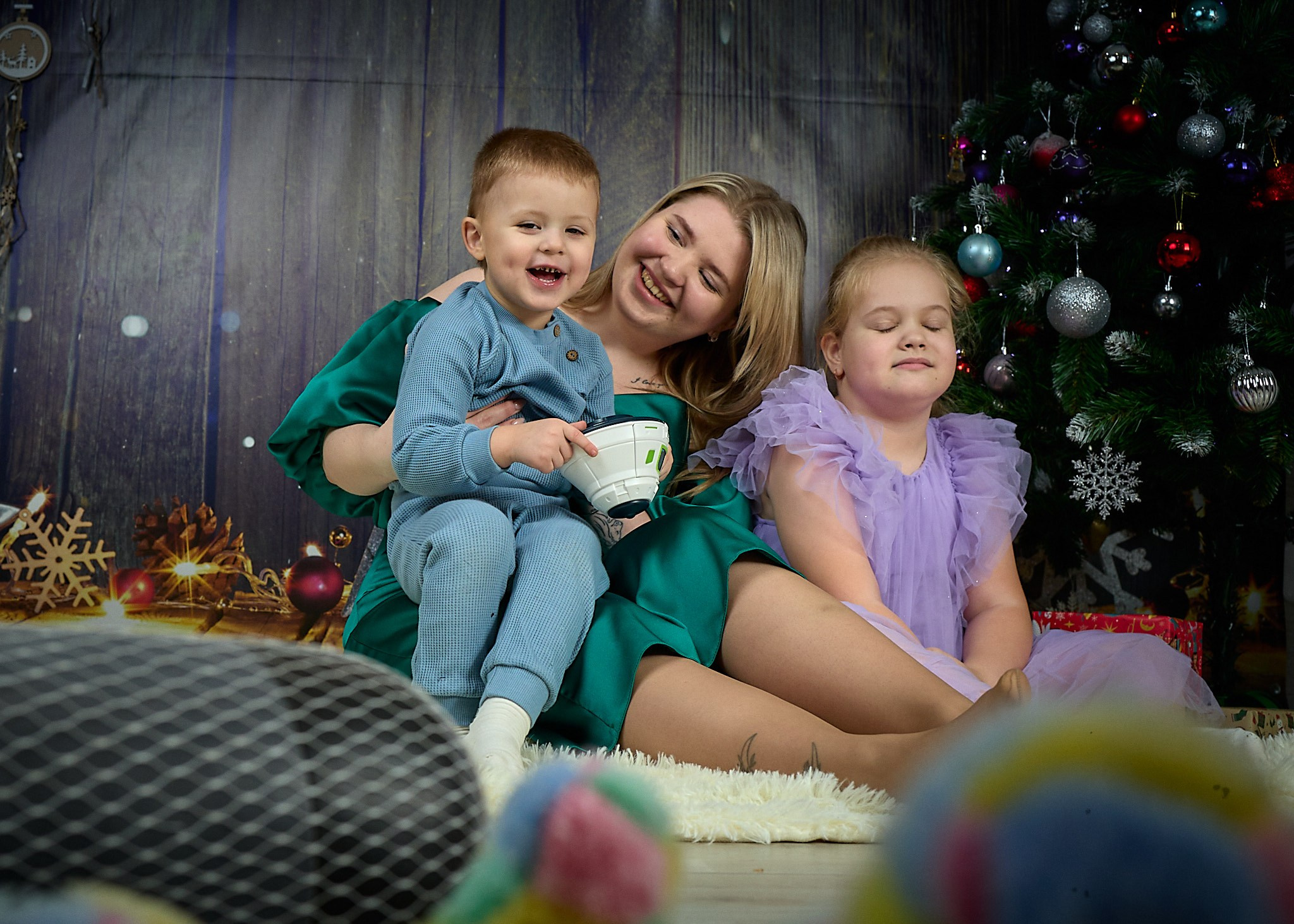 Новогодняя домашняя фотосессия. Свадебный и семейный фотограф в г. Волхов Алексей Кочерыжкин