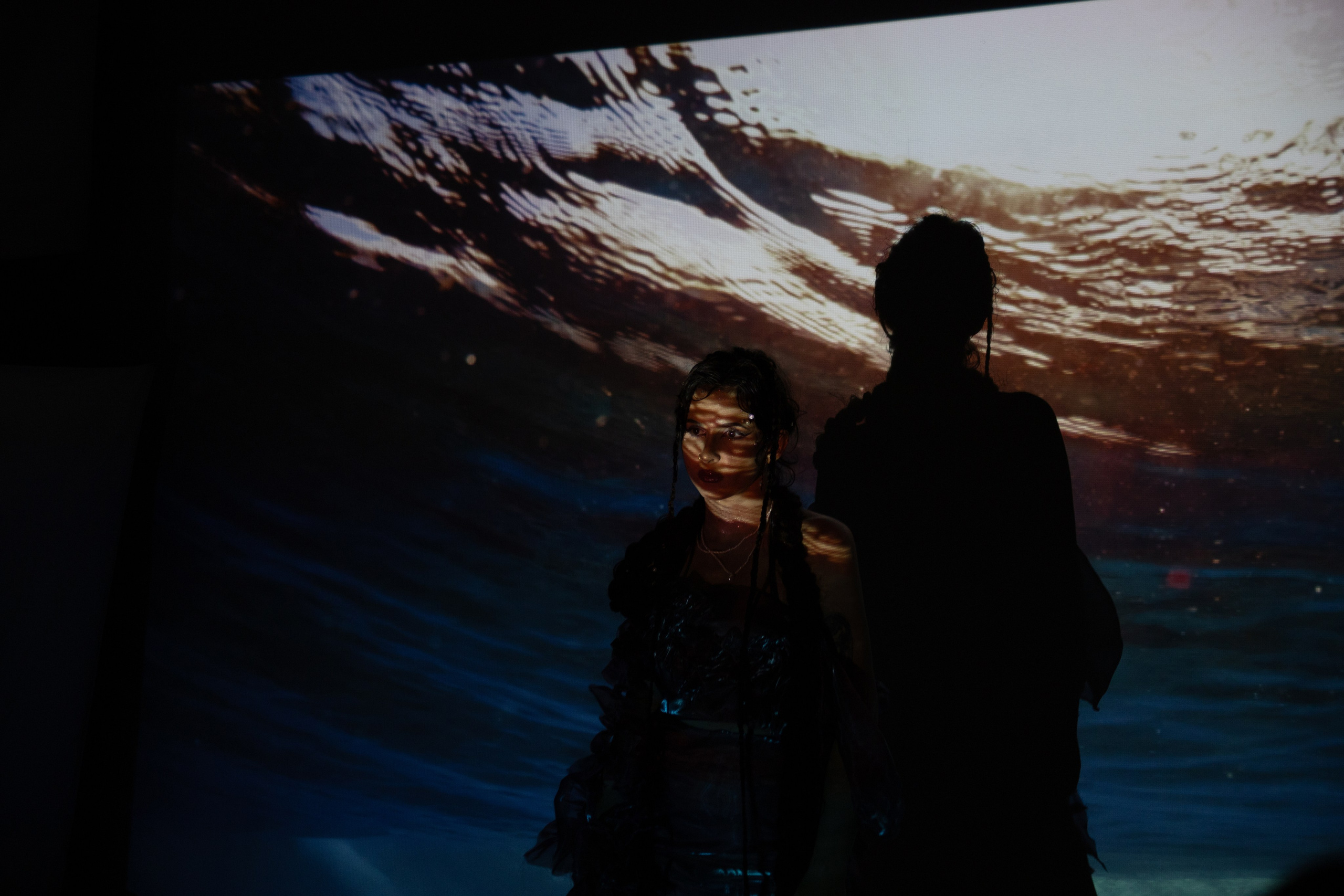 Backstage of the music video. Magic photos