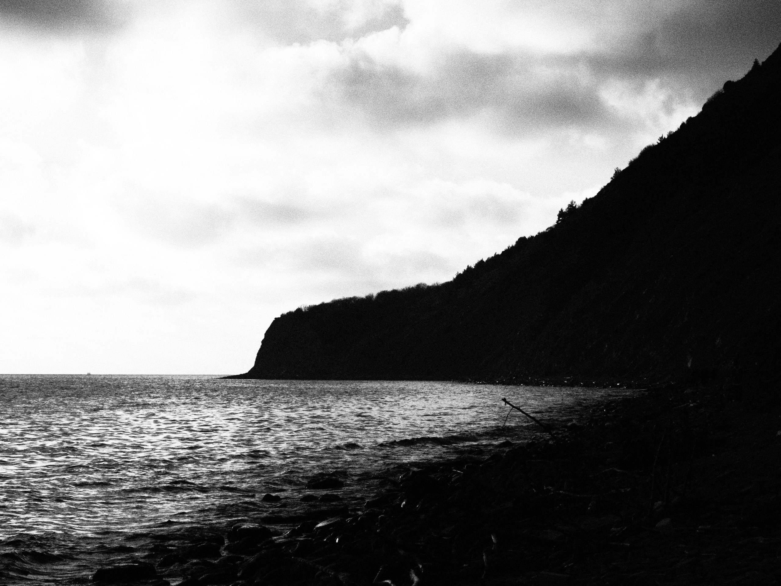 Зимние воспоминания о Мысхако ч/б. Репортажный фотограф в Берлине Александра Герман