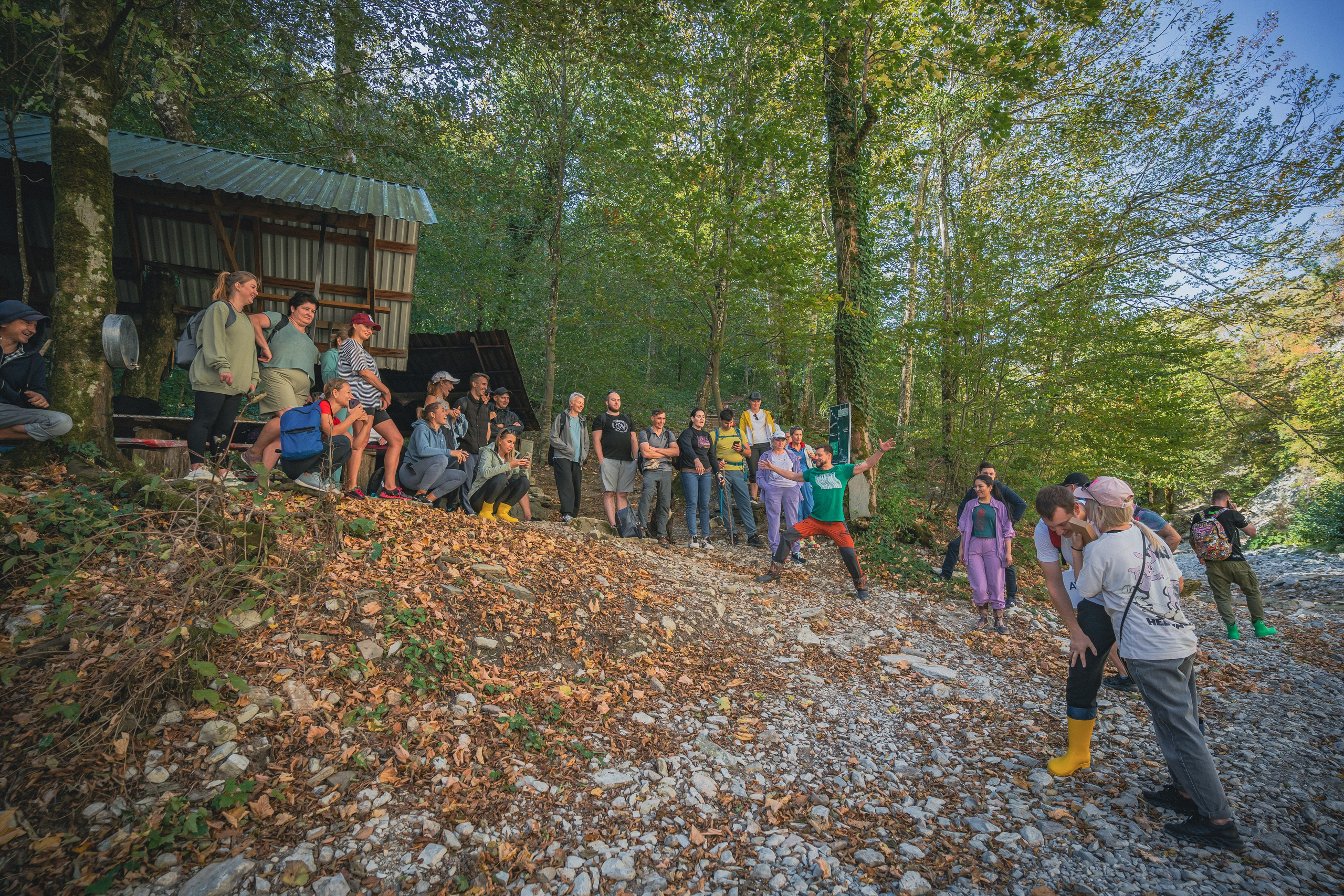 Поход на Полковничьи водопады АСК 26.09.23. Репортажный фотограф в Краснодаре Рындин Дмитрий