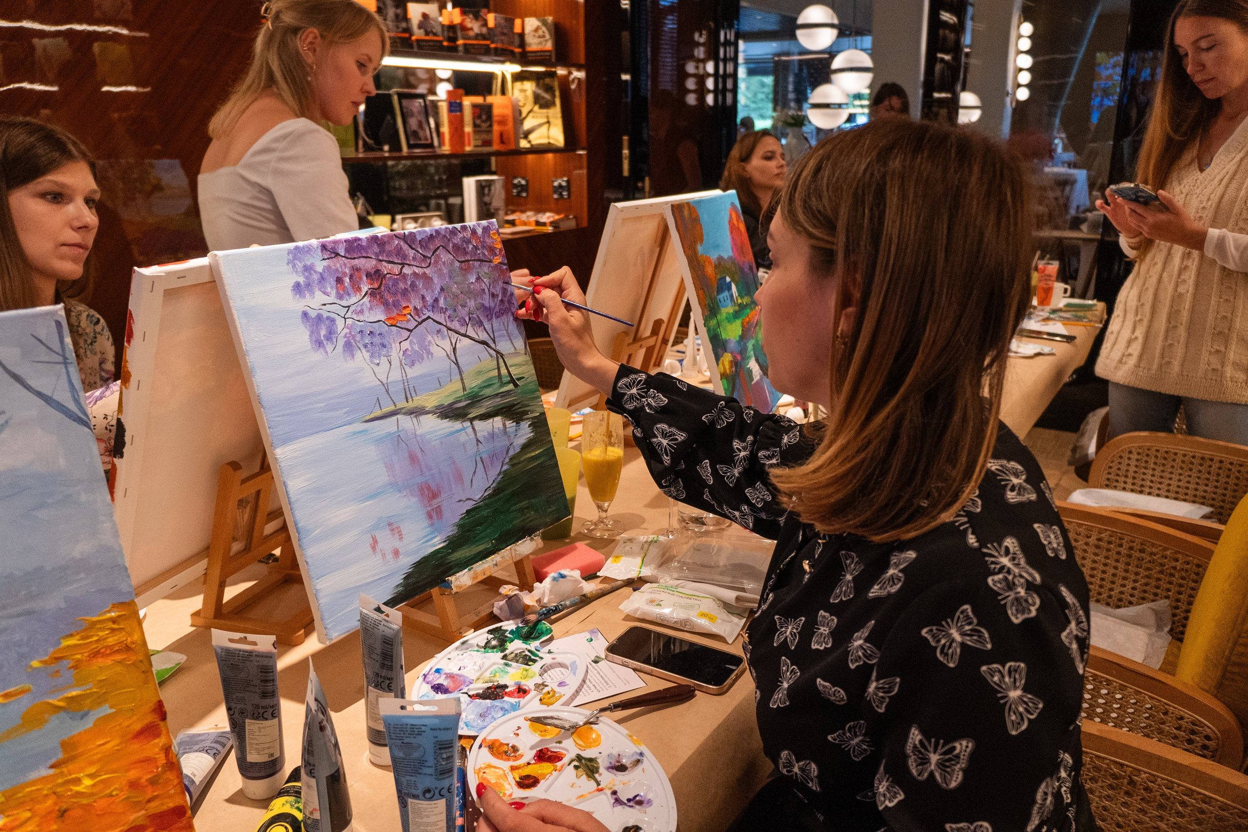 Корпоратив Teach Me Art 3. Портретный фотограф в Москве и Санкт-Петербурге Арина Чех